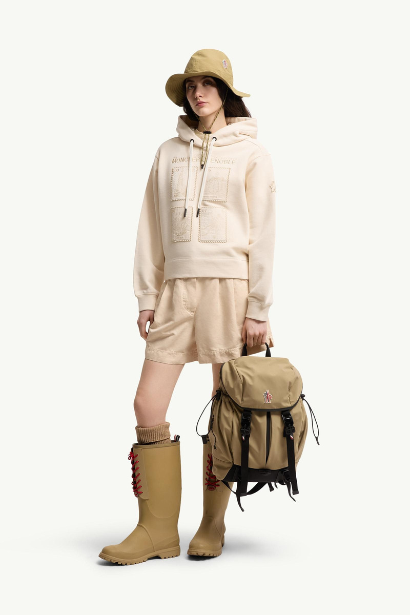 Moncler Grenoble Botanical Patches Cotton Hoodie outlook