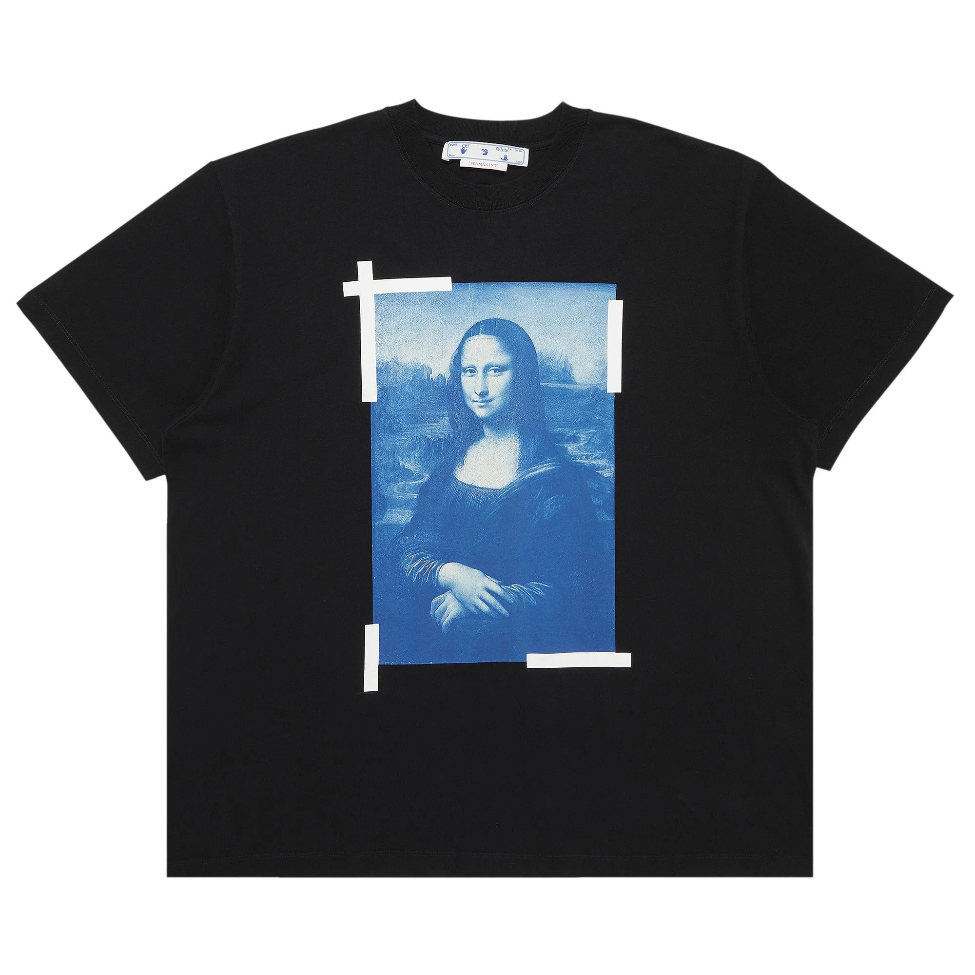Off-White Monalisa Over Short-Sleeve Tee 'Black' - 1