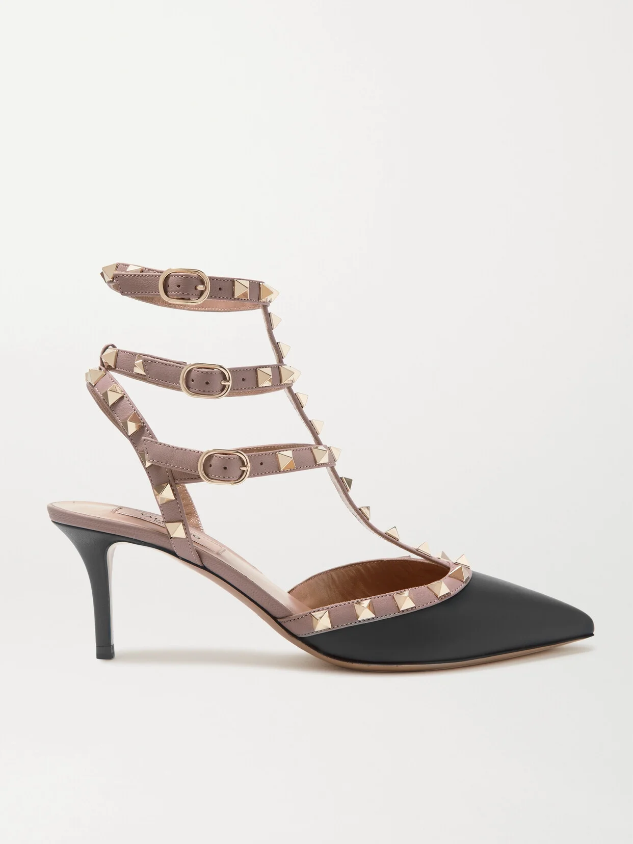 Valentino Garavani Rockstud 65 Two-tone Leather Pumps - 1