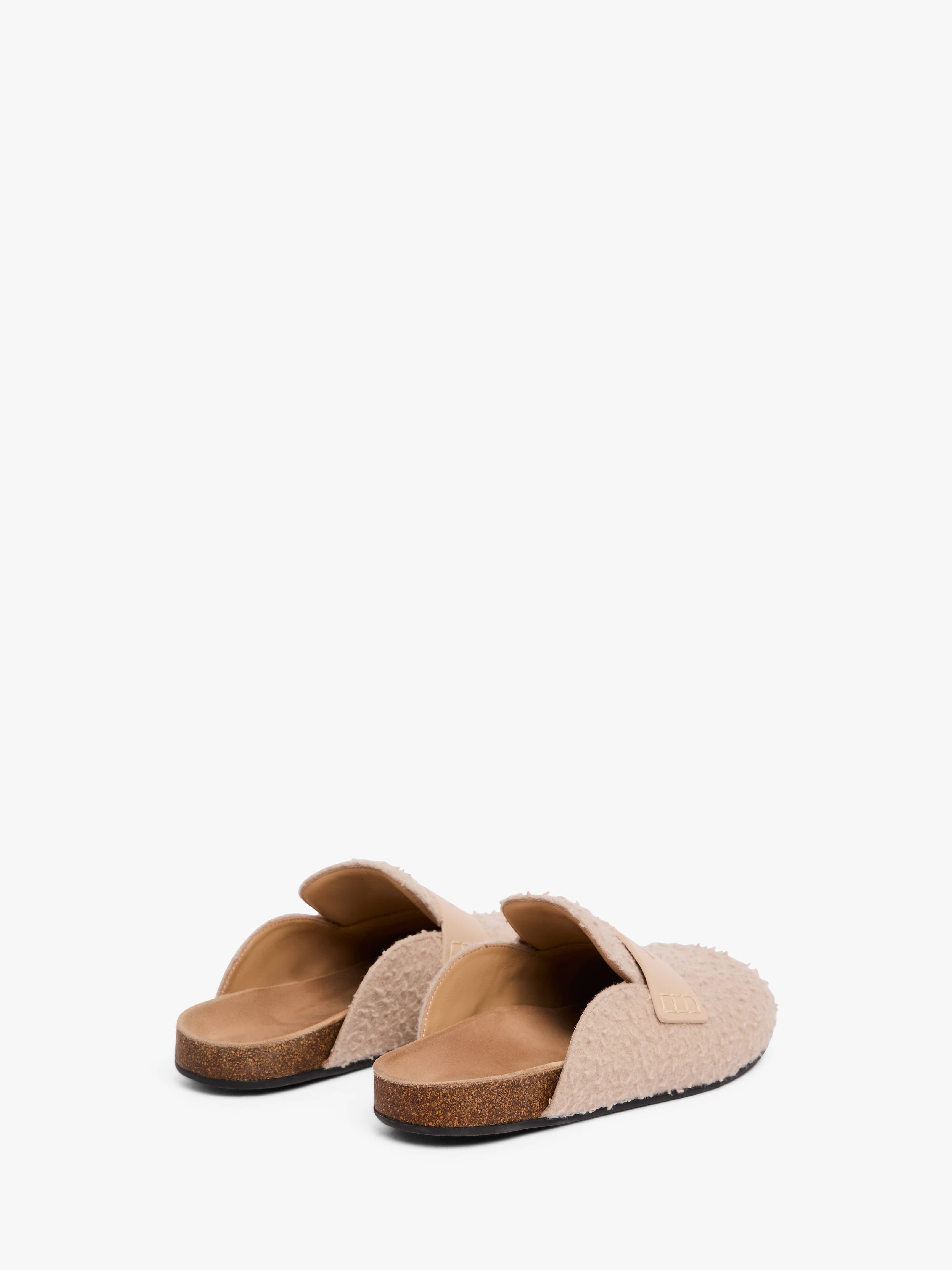 FELT LOAFER MULES - 3