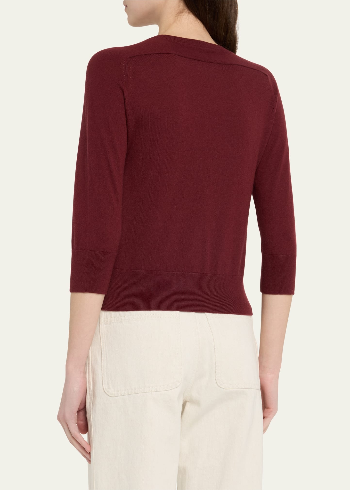 Girocollo Manica Neo Piuma Cashmere Sweater - 3