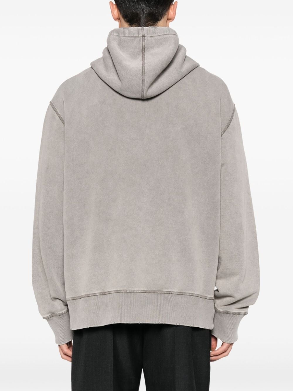 fade out cotton hoodie - 4
