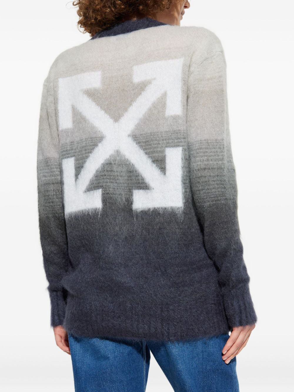 Arrow Degrade cardigan - 4