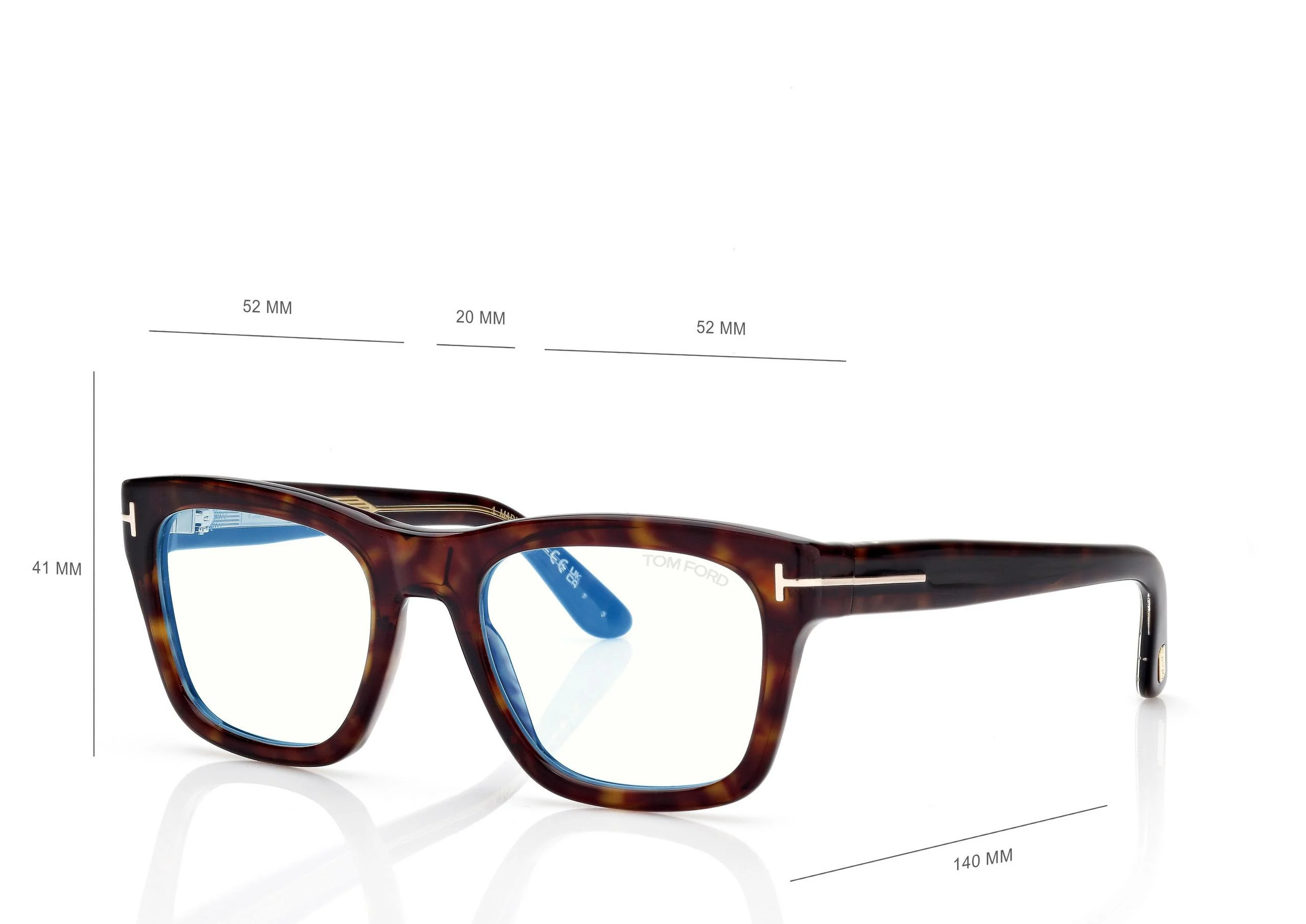 ICON BLUE BLOCK SQUARE OPTICALS - 1