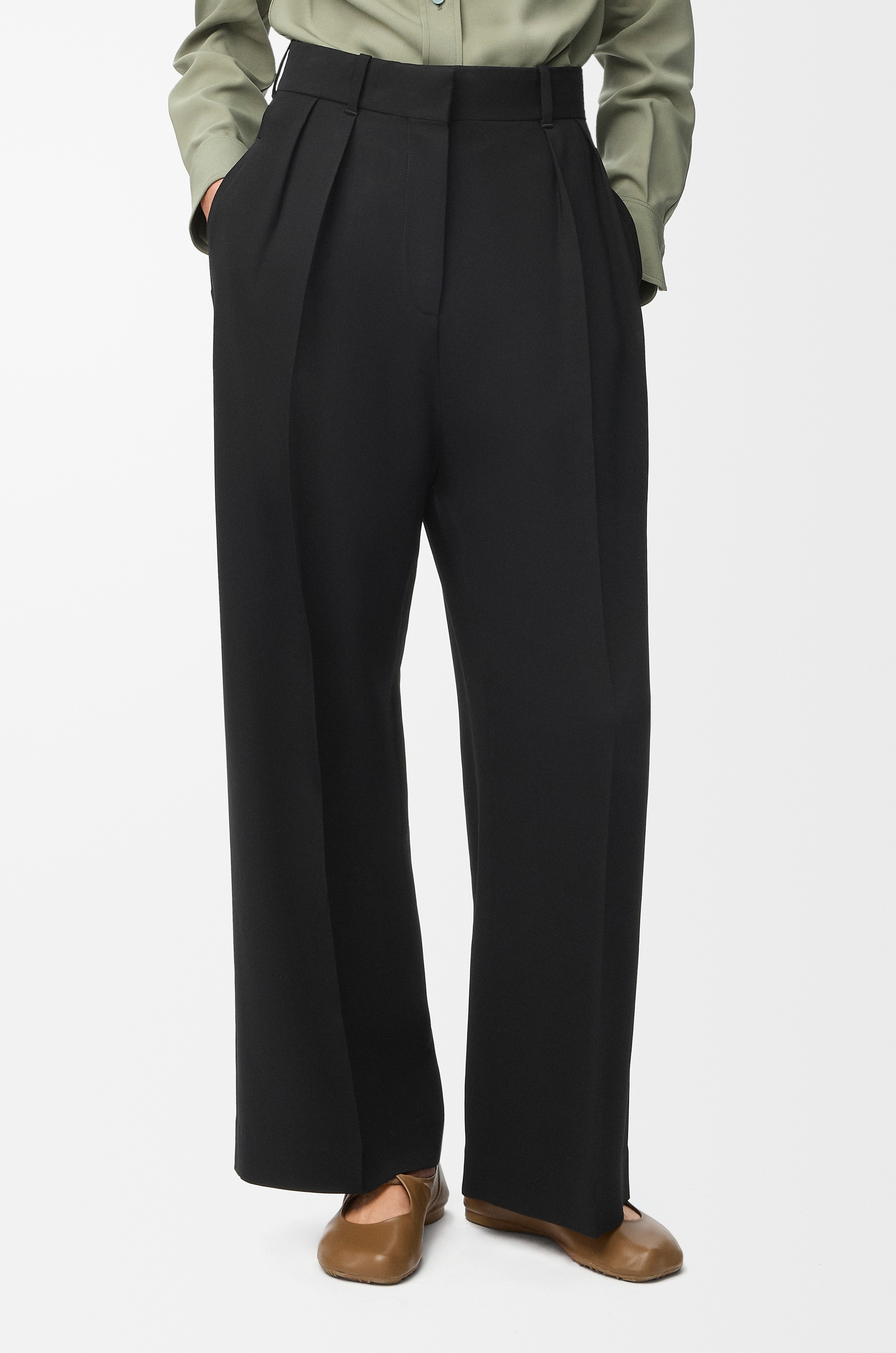 Trousers in stretch viscose - 3