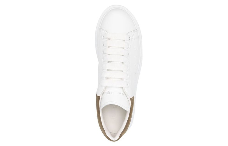 (WMNS) Alexander McQueen Oversized Sneaker 'White Khaki' 553770WHGP79256 - 5
