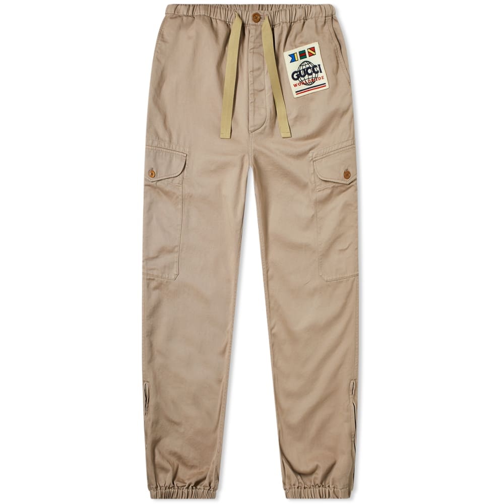 Gucci Nautical Logo Patch Cargo Pant - 1