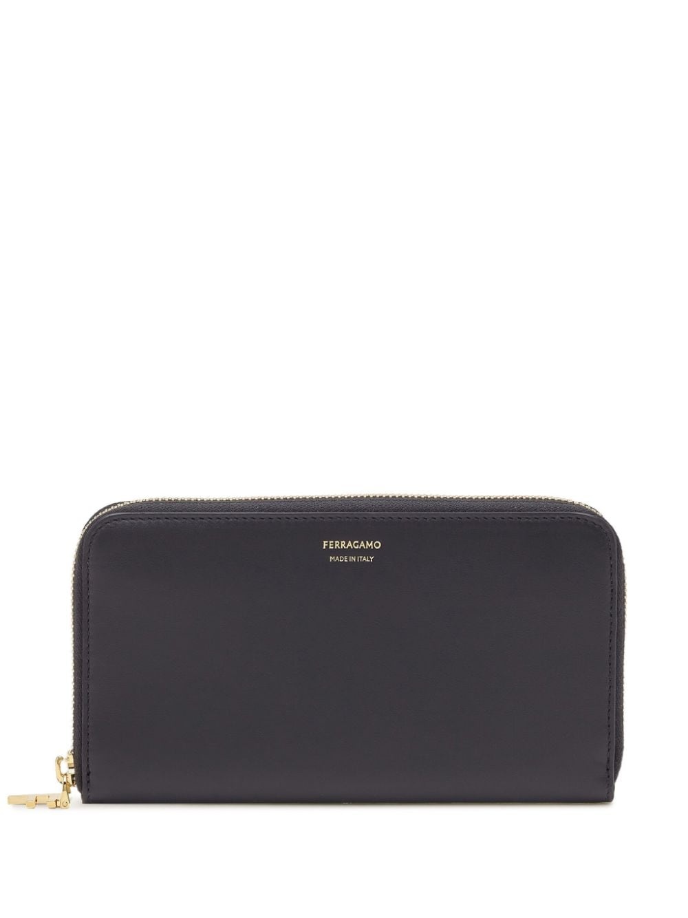 logo-stamp leather wallet - 1