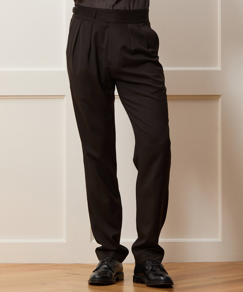 TODD SNYDER Italian Gabardine Single Belt Gurkha Trouser outlook
