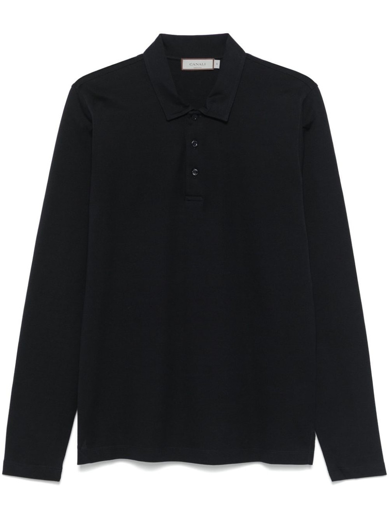 piqué-weave polo shirt 1