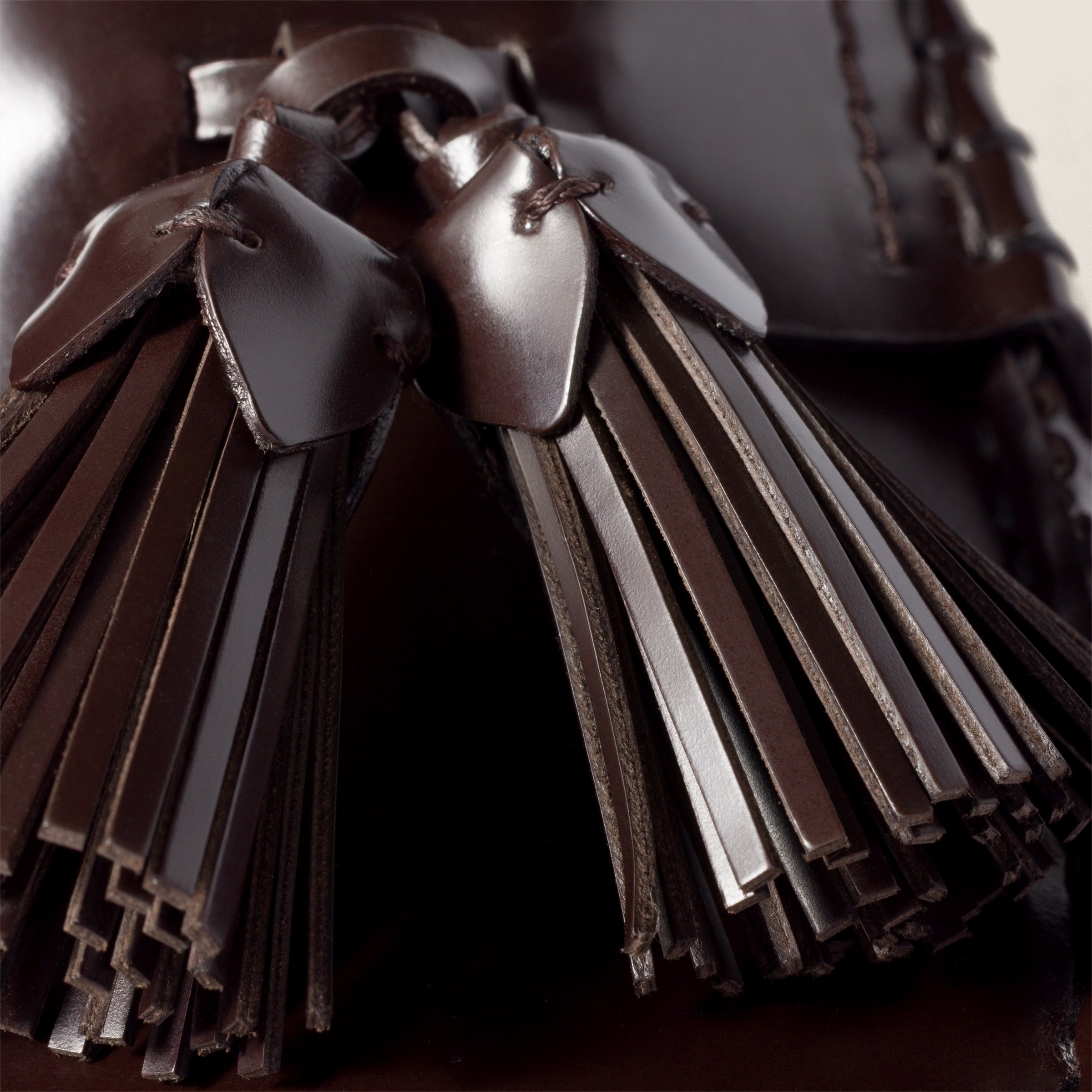 Tassel loafers in polished leather - 4