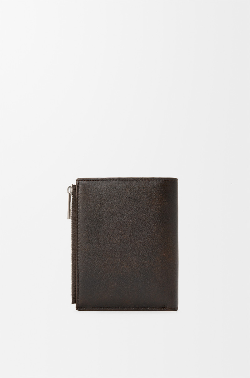 Panta slim compact wallet in shiny calfskin 4