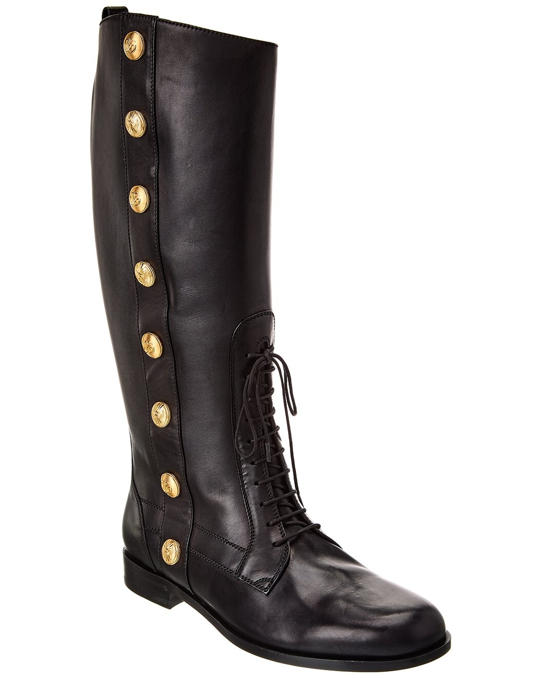 Gucci Leather Knee-High Boot - 1