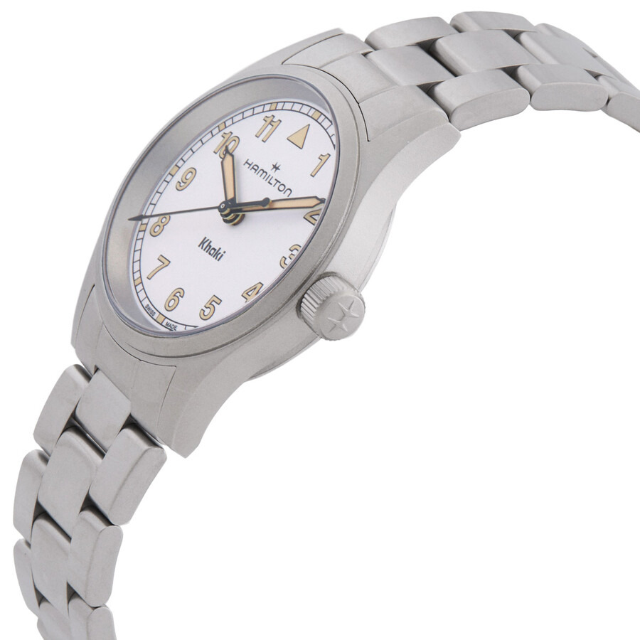 Hamilton - Hamilton Khaki Field Quartz White Dial Ladies Watch H69301110 - 2