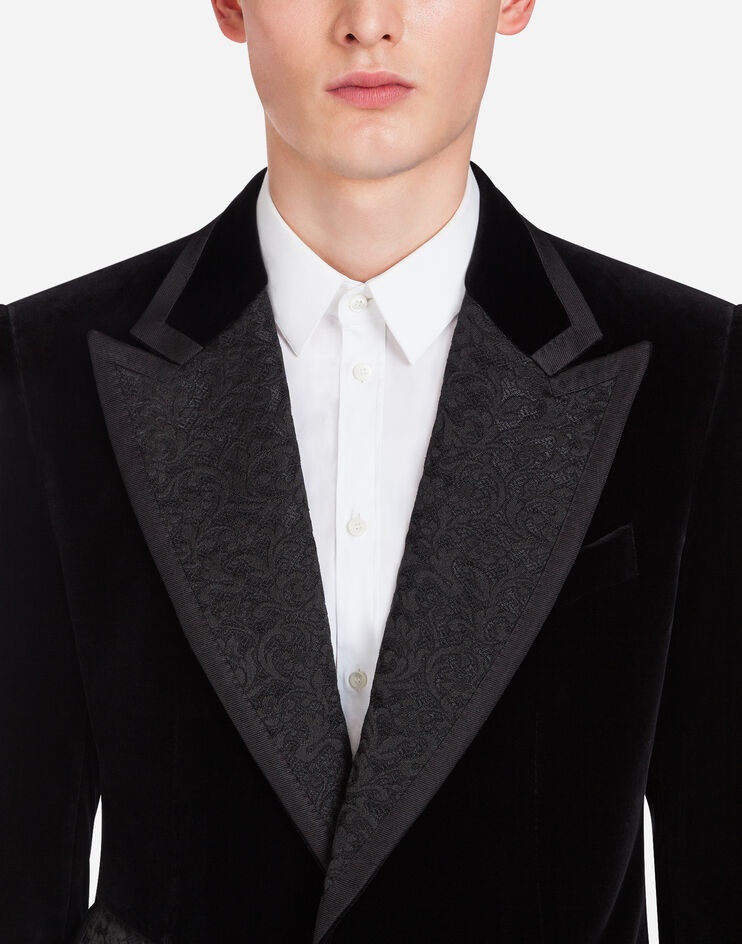 Casino tuxedo jacket in velvet - 4