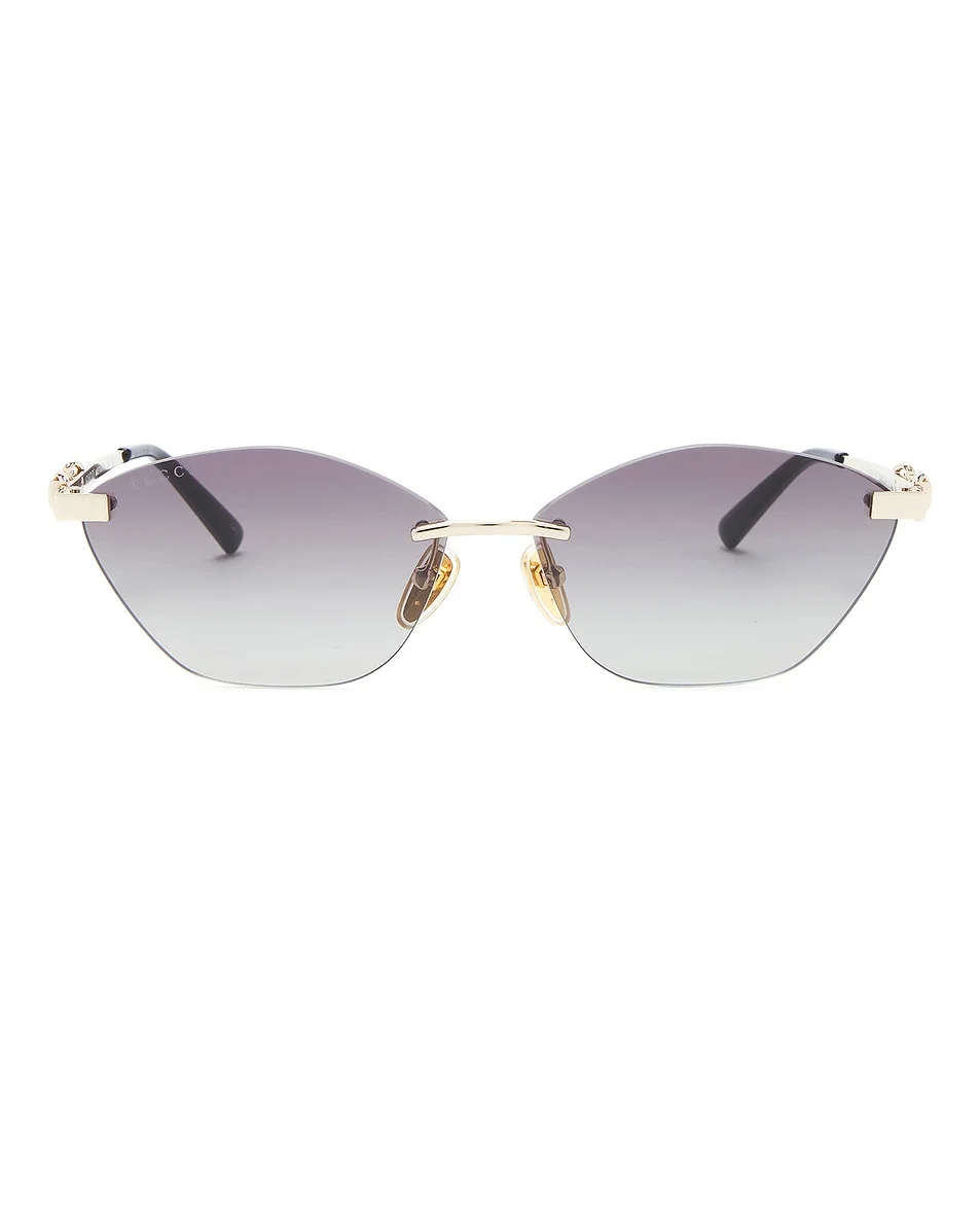 Through Horsebit Cat Eye Sunglasses - 1