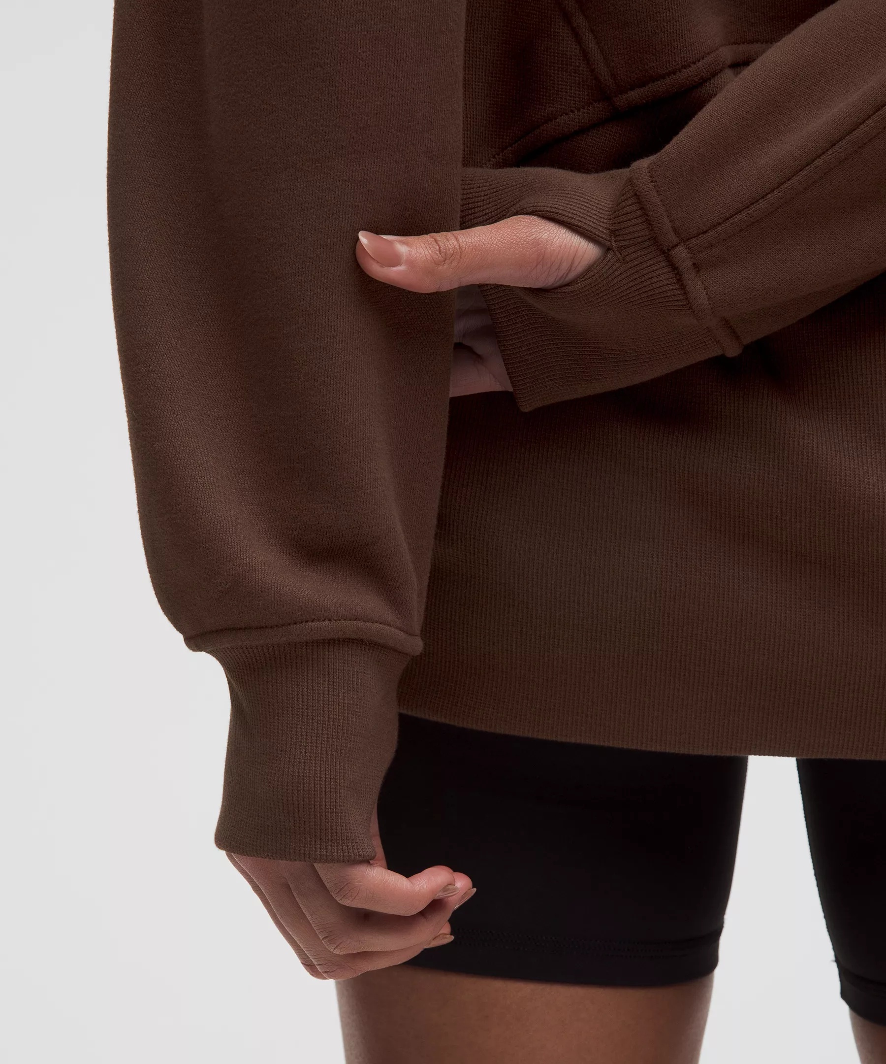 Scuba Oversized Half-Zip Hoodie *Long - 6