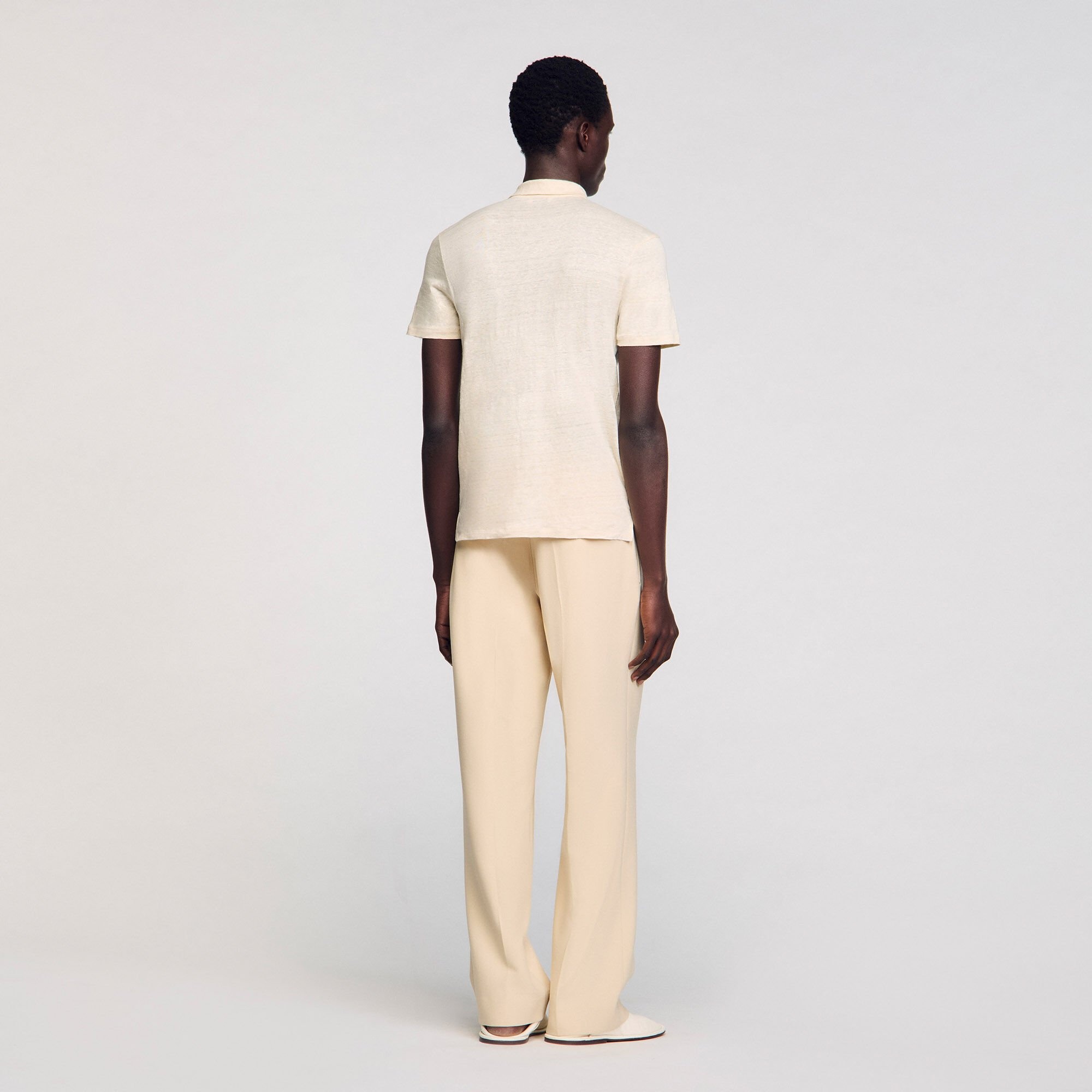 LINEN POLO SHIRT - 5