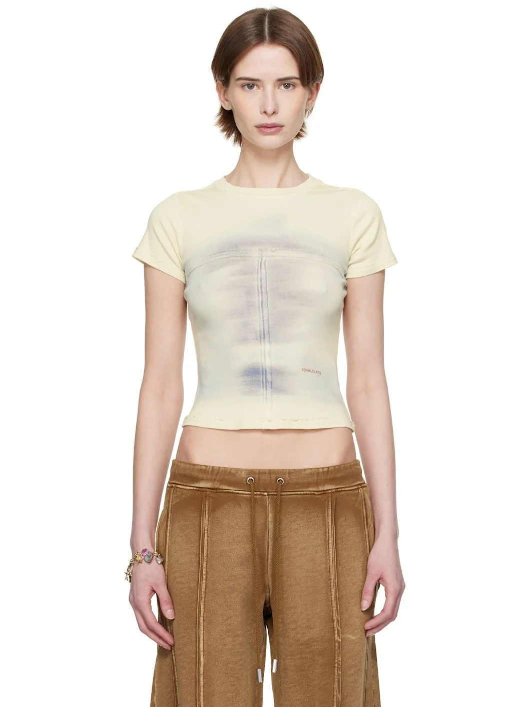 Off-White Lapped Baby T-shirt - 1
