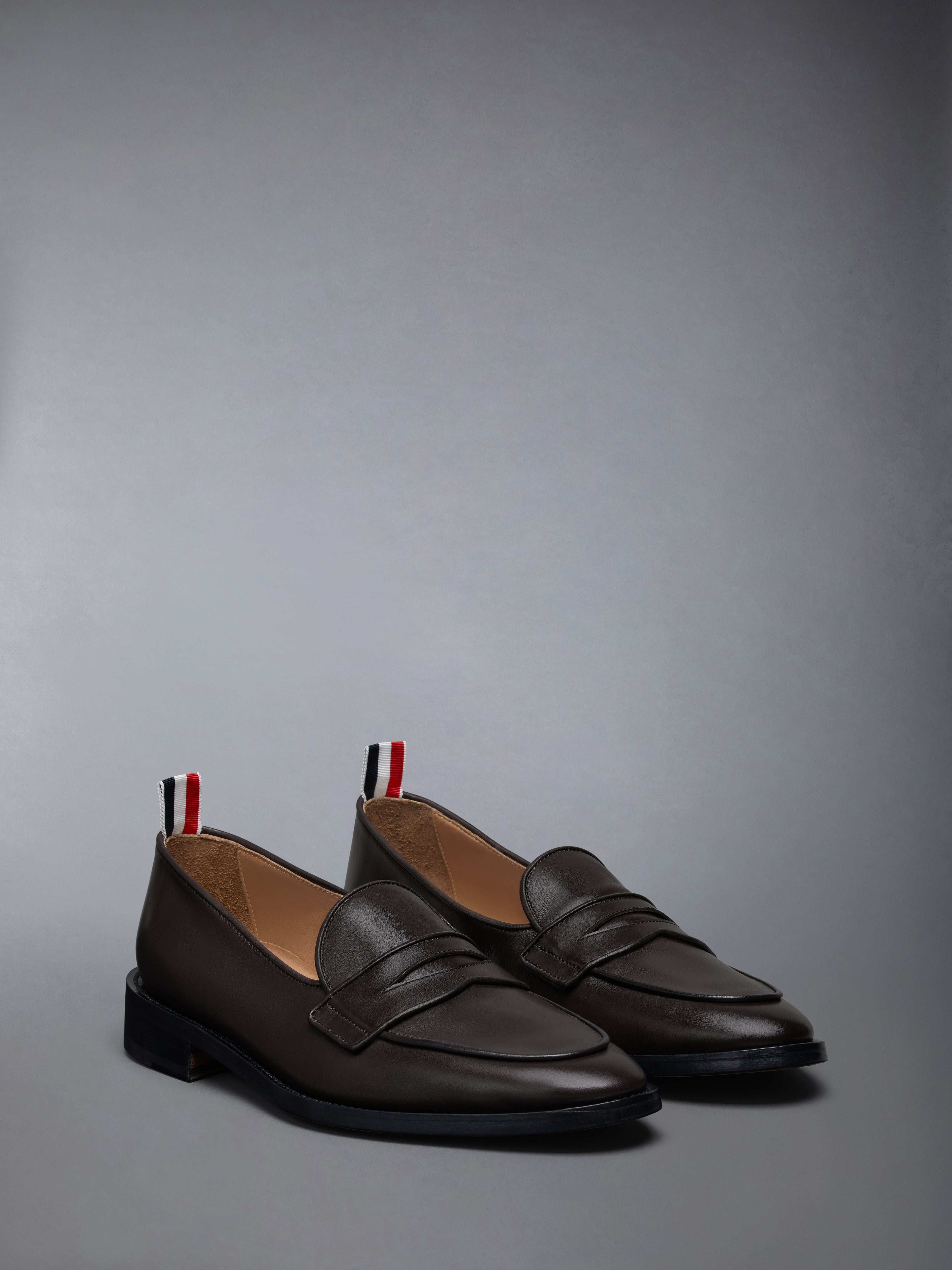 VITELLO CALF LEATHER VARSITY PENNY LOAFER - 2