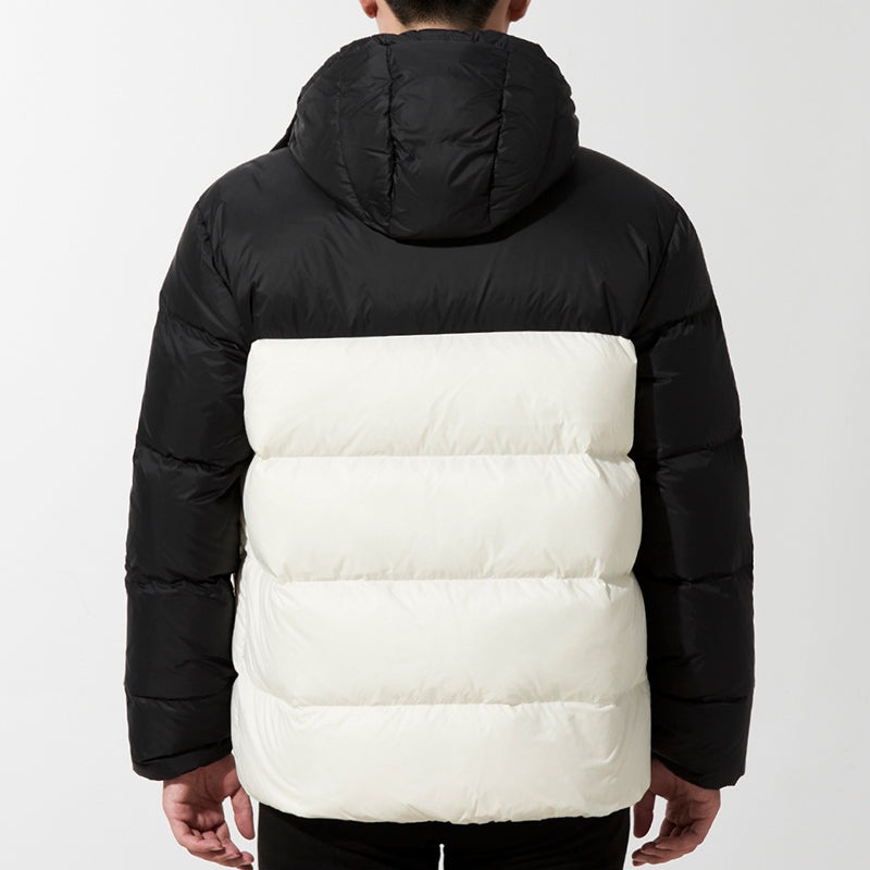 PUMA Detachable Hoodie Down Jacket 'White Black' 534937-73 - 4