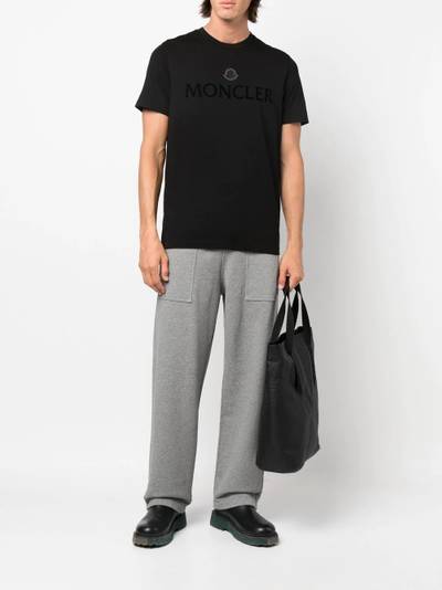 Moncler logo-patch cotton T-shirt outlook