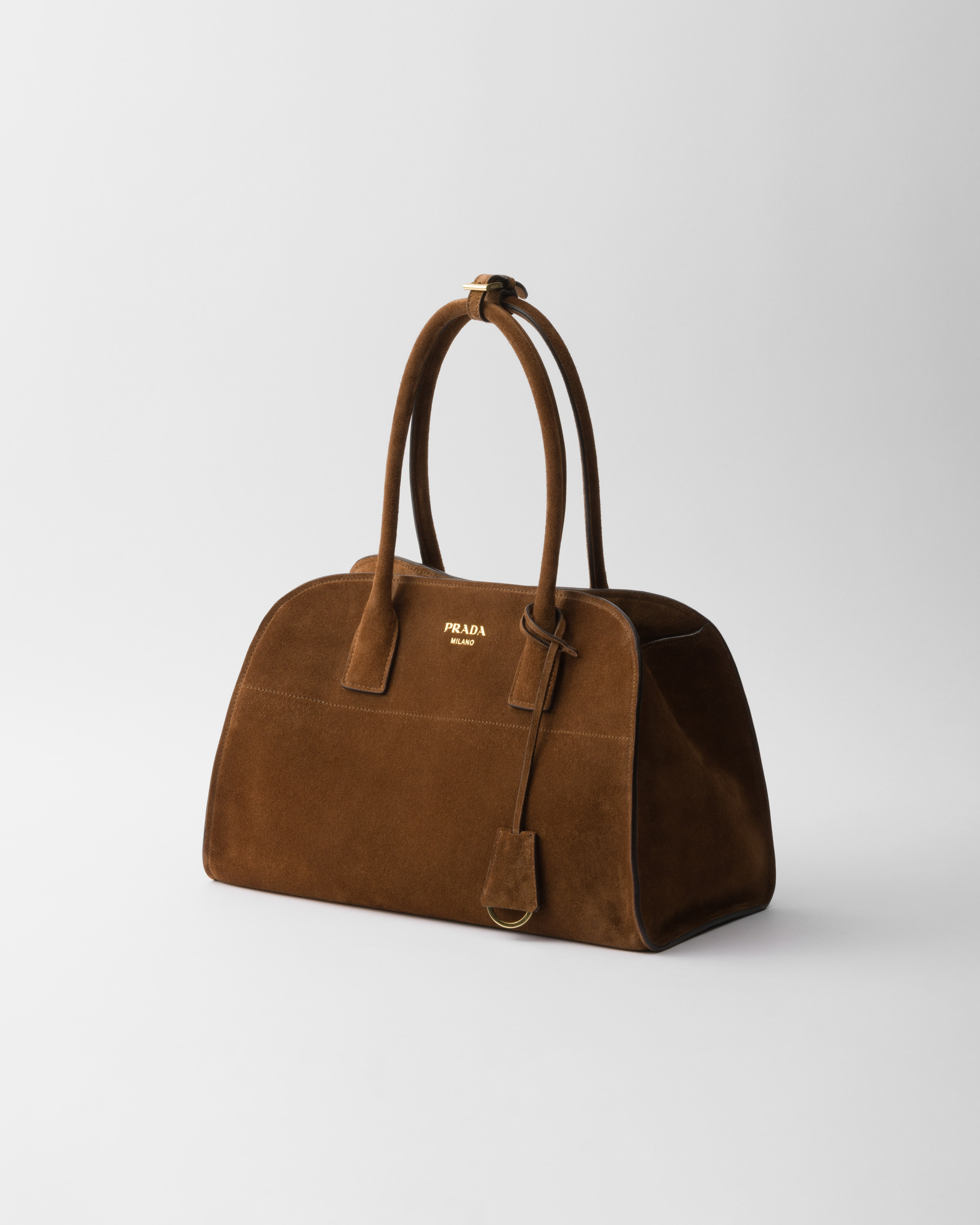 Medium suede tote bag - 2