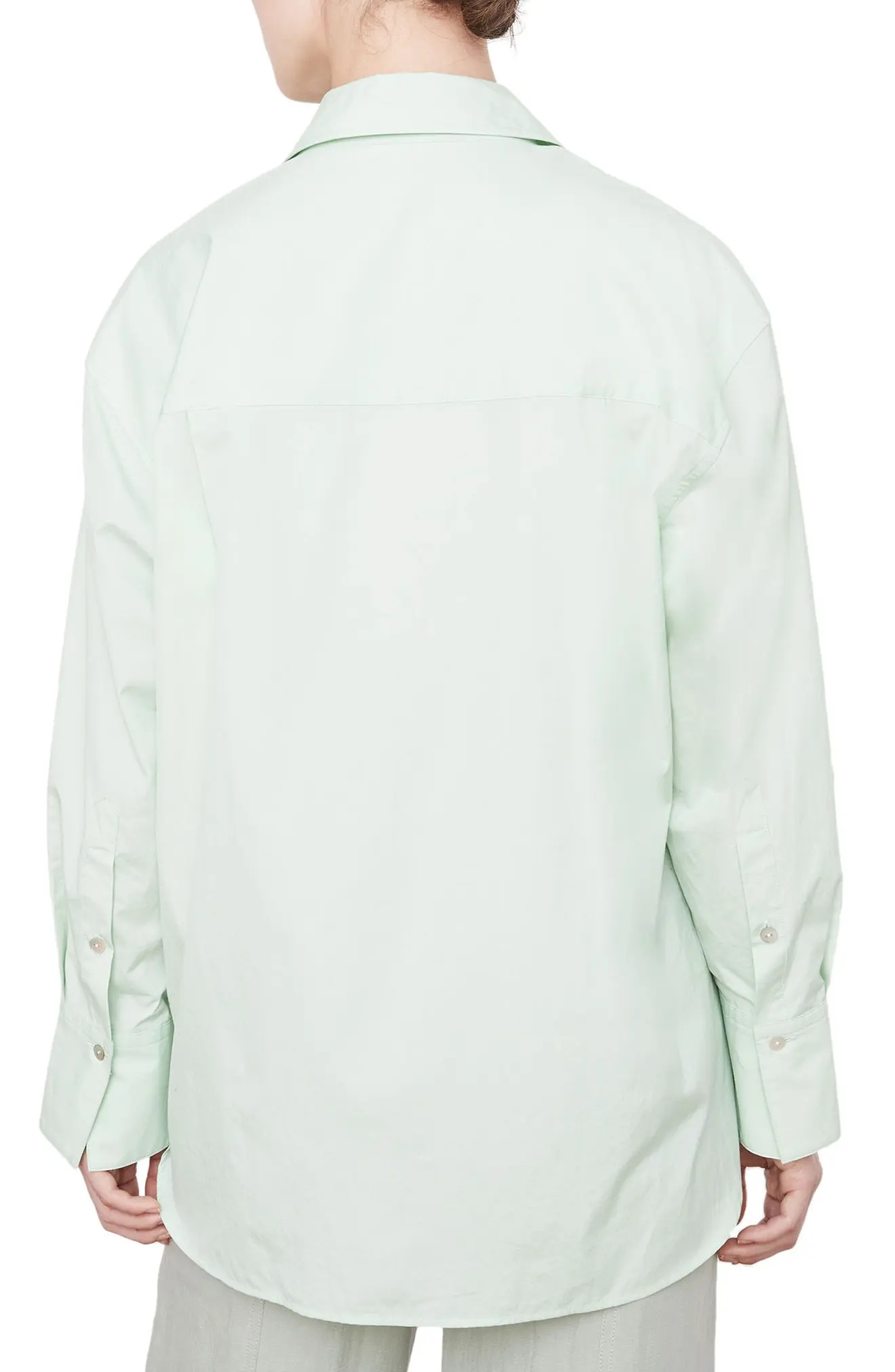 Oversize Cotton Button-Up Shirt - 2