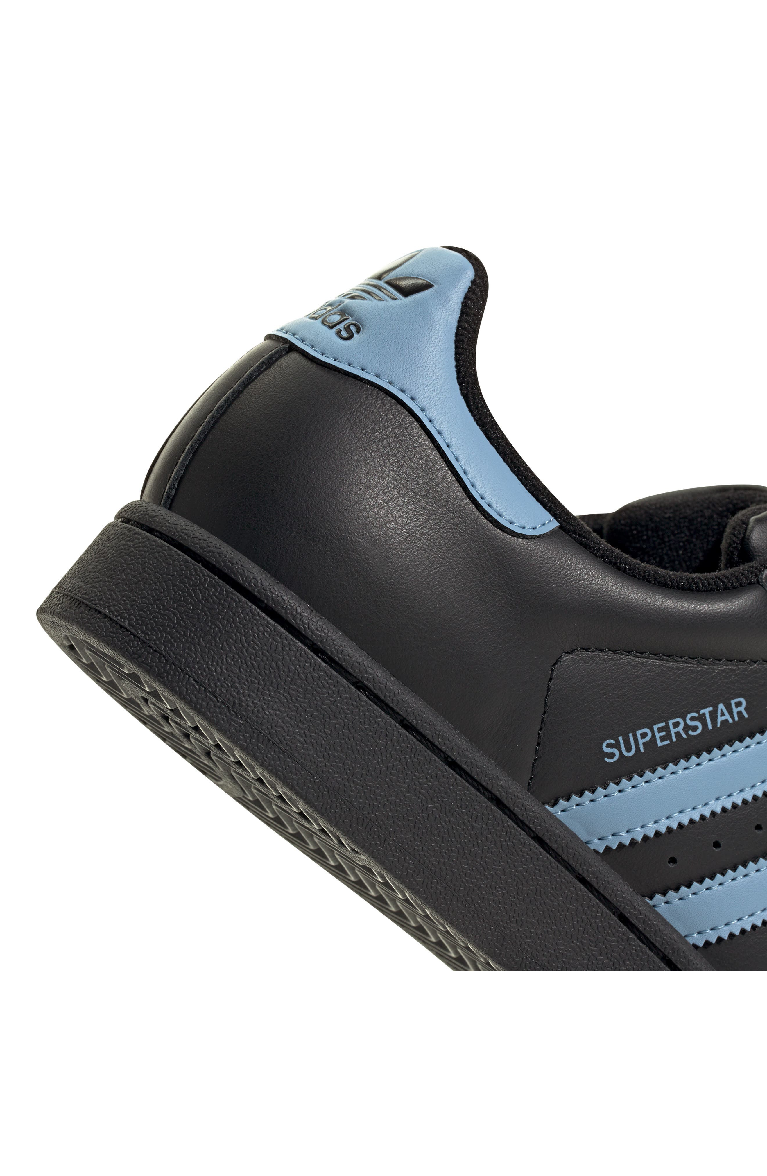 adidas Superstar II Sneaker in Black/Ash Blue/Black at Nordstrom - 8