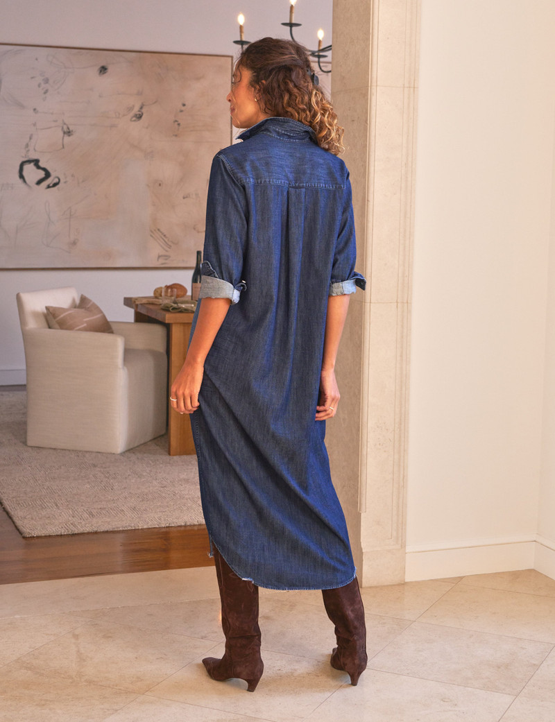 Frank & Eileen Maxi Shirtdress outlook