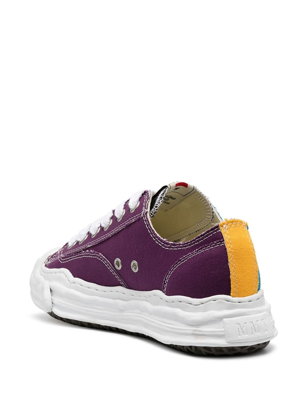 logo patch sneakers - 3