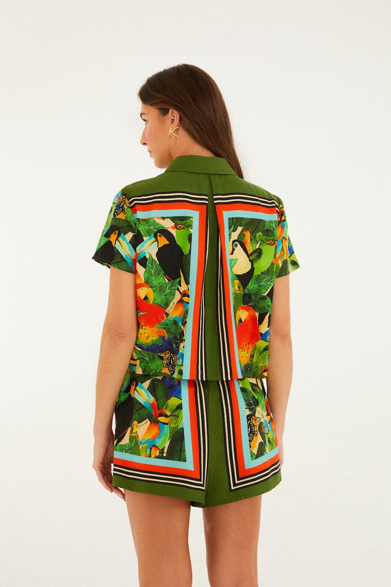 Bird Leaves Shirt 3