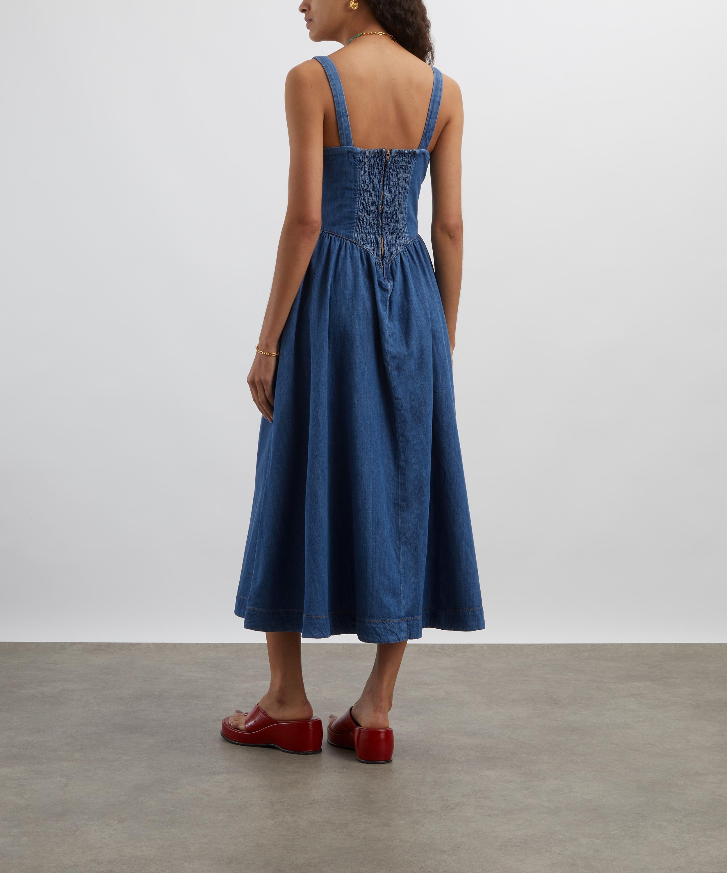 Balia Denim Midi Dress - 4
