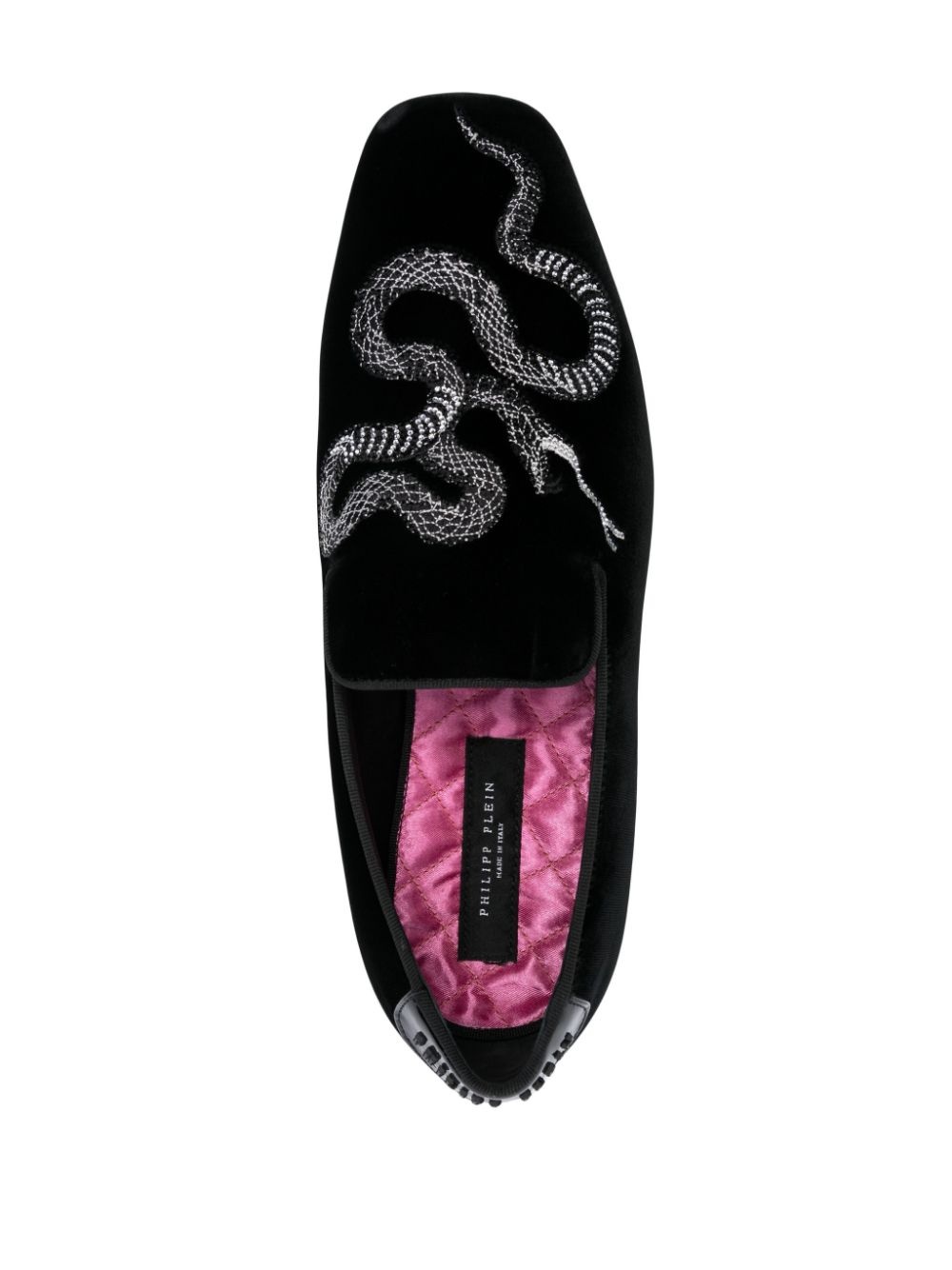 crystal snake loafers - 4