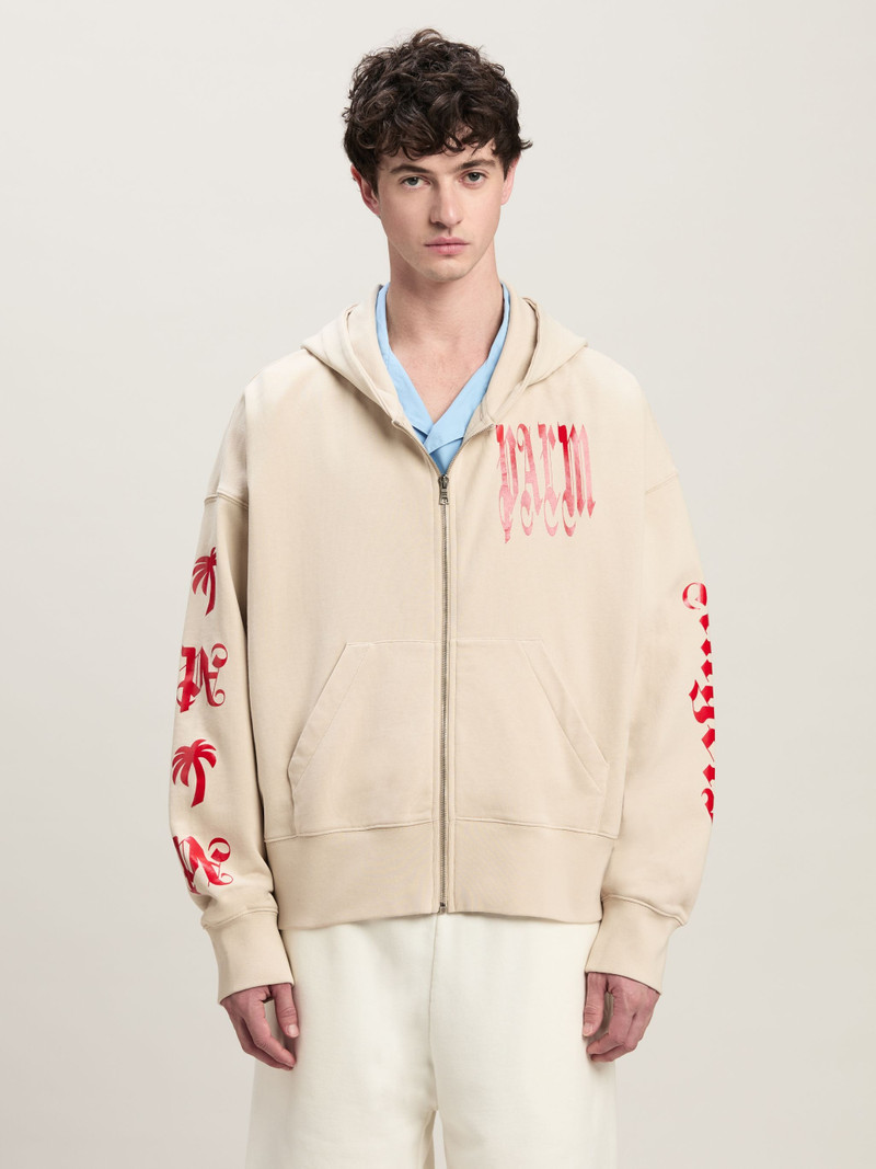 Logo vertigo zipped Hoodie 3