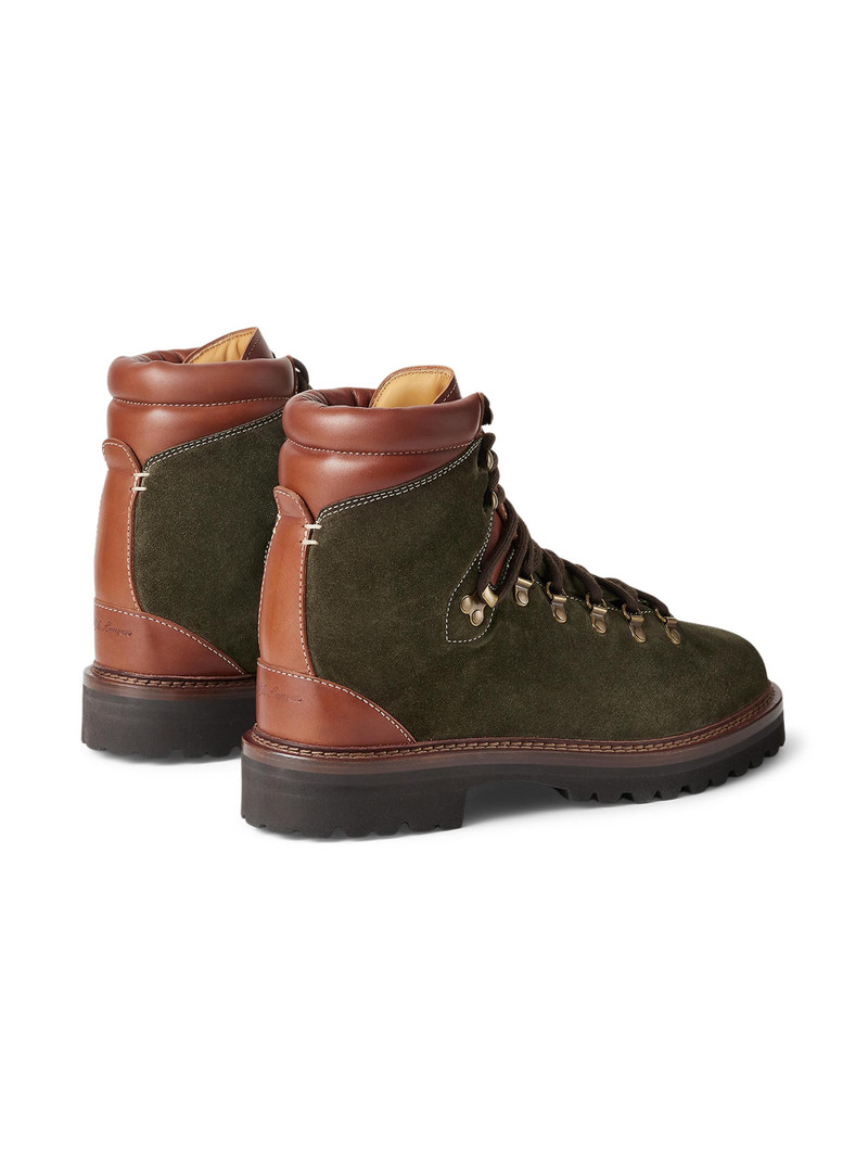 Men's Cortina Suede Hiking-Style Ankle Boots - Thicket Moss 3