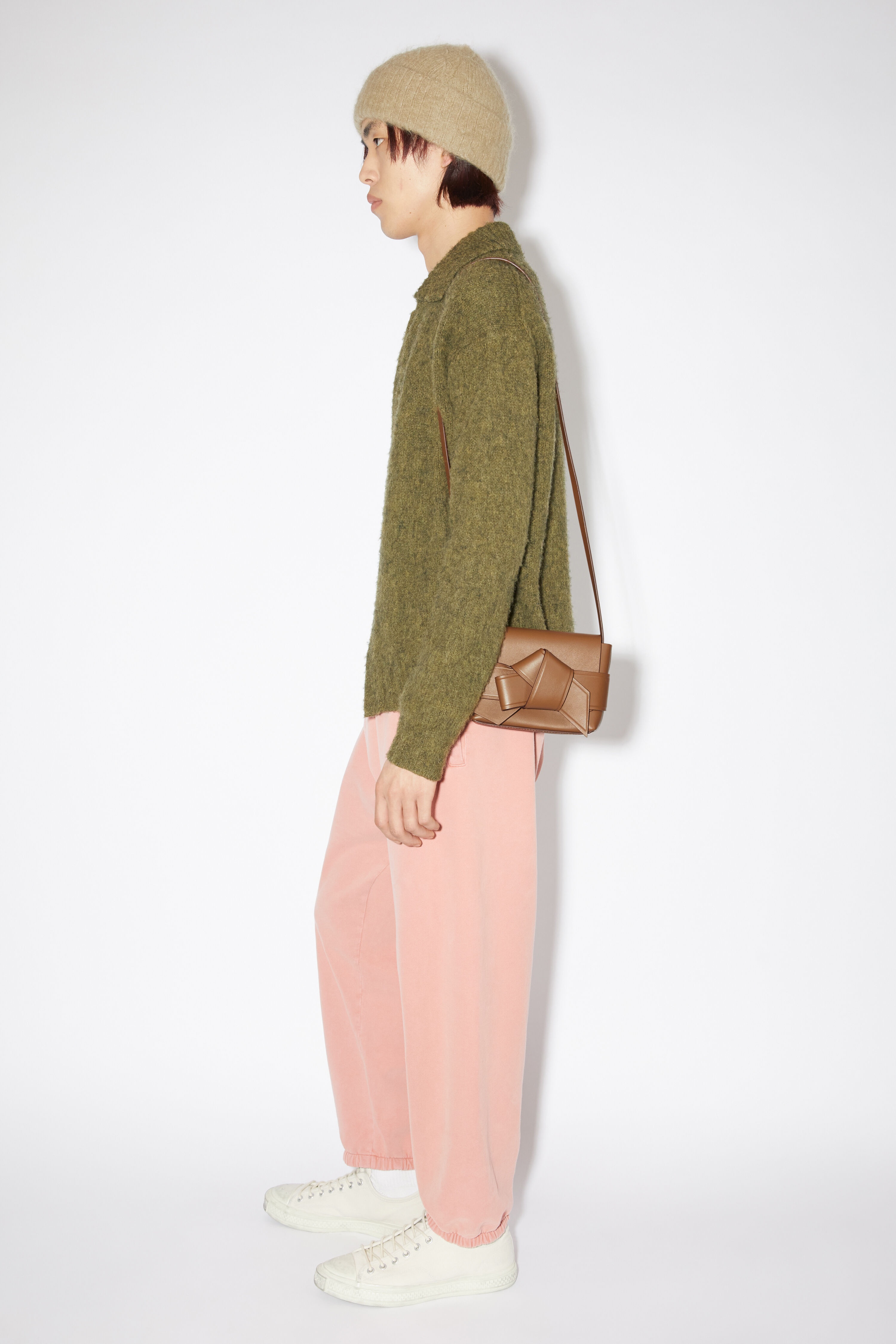 Musubi mini crossbody bag - Camel brown - 3