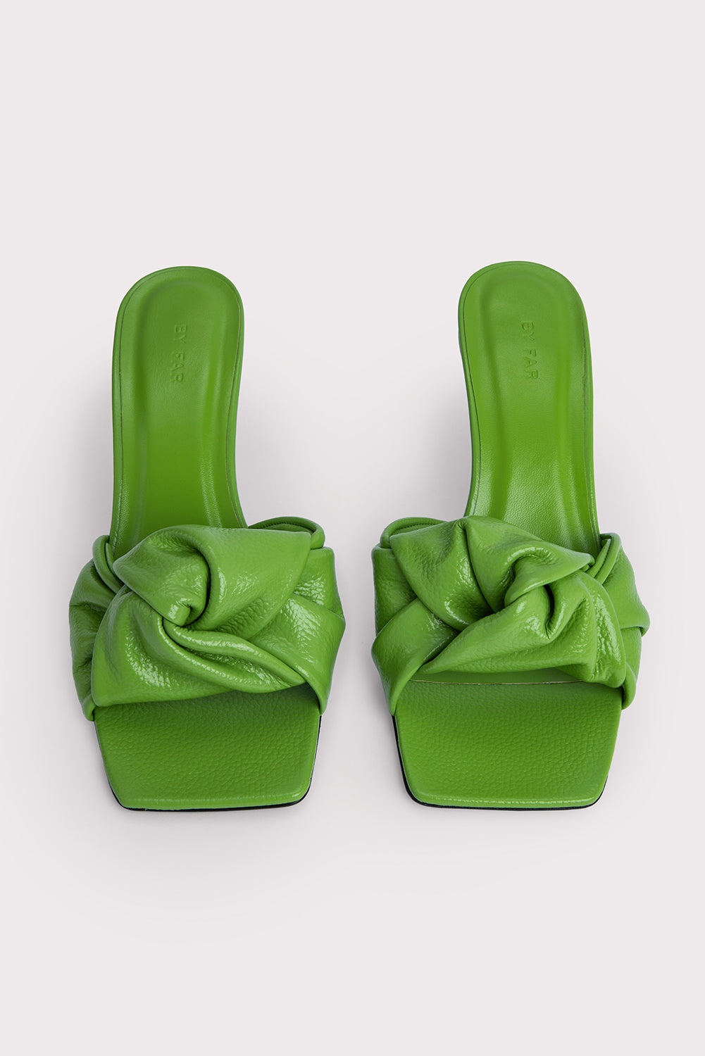 Lana Pistachio Gloss Grained Leather - 6
