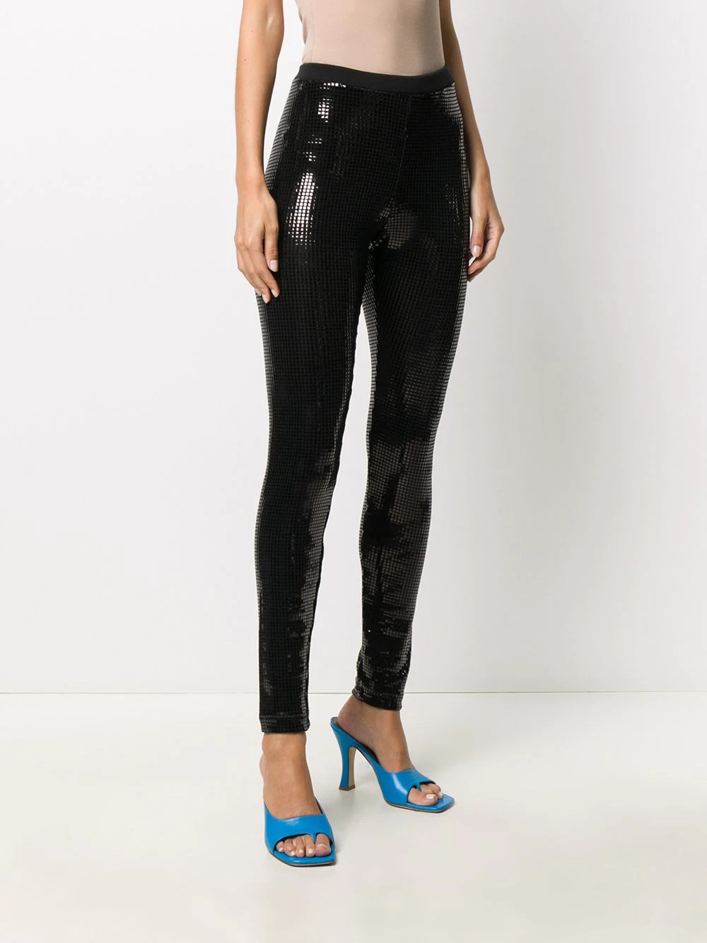 lurex shiny leggings  - 3