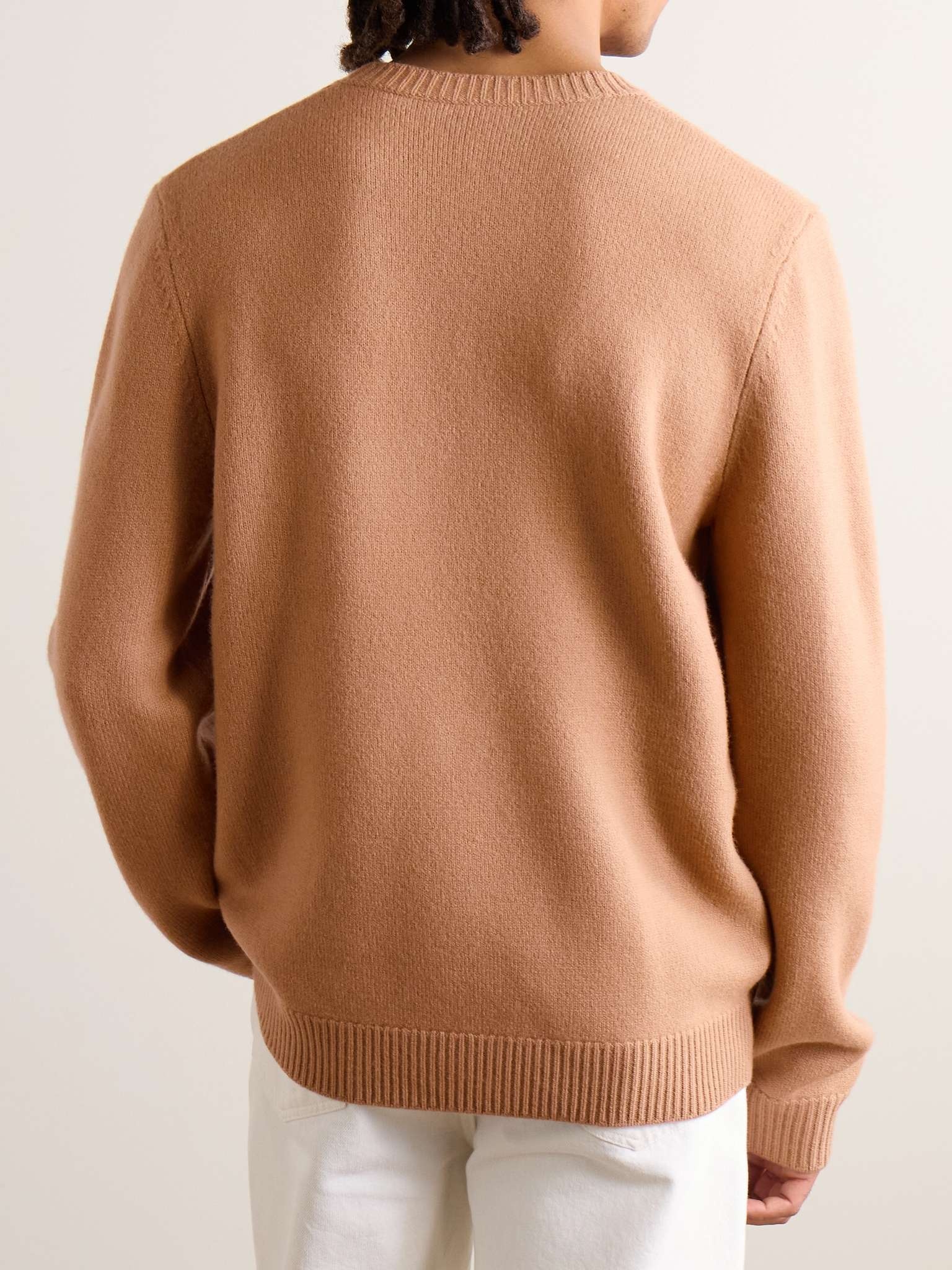 Edward Logo-Print Virgin Wool Sweater - 3