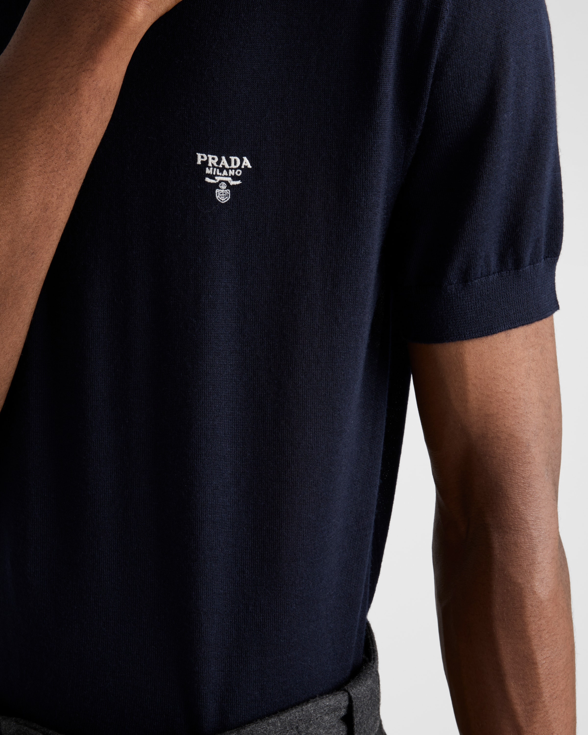 Cashmere polo shirt - 3