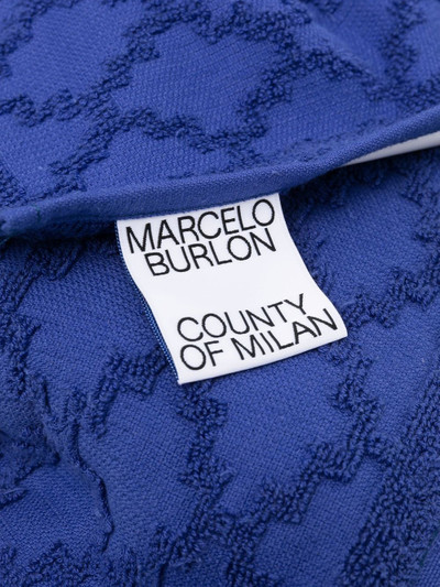 Marcelo Burlon County Of Milan abstract-pattern towel set outlook