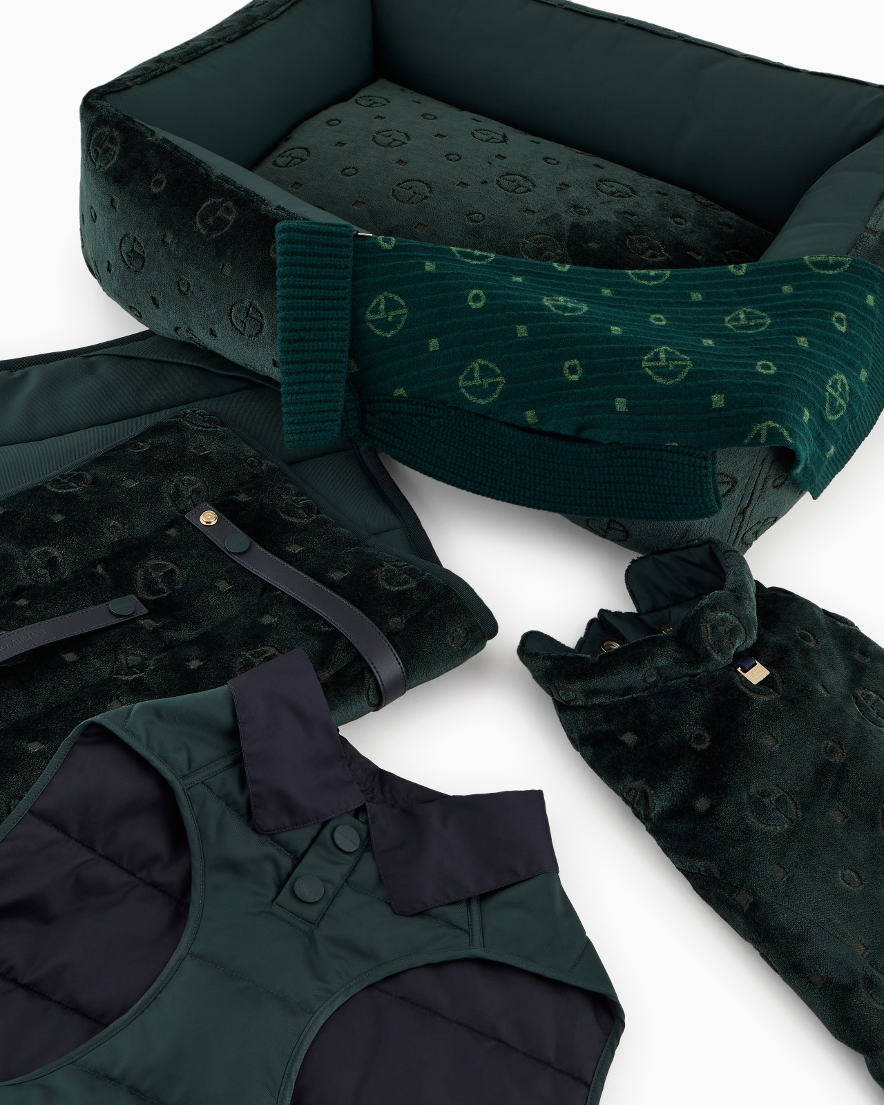 POLDO X GIORGIO ARMANI COAT IN MONOGRAM JACQUARD VELVET - 6