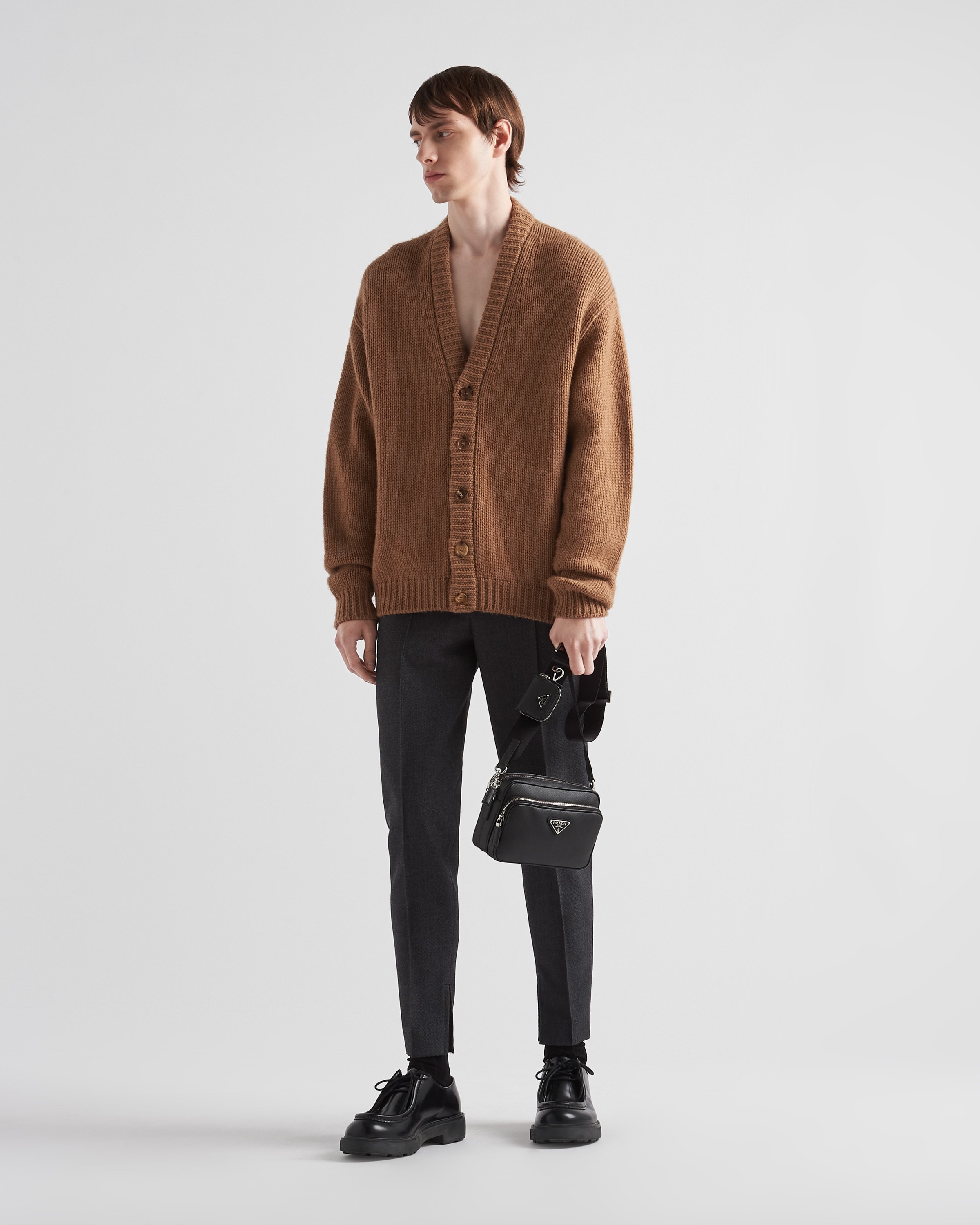 Camel hair cardigan - 2