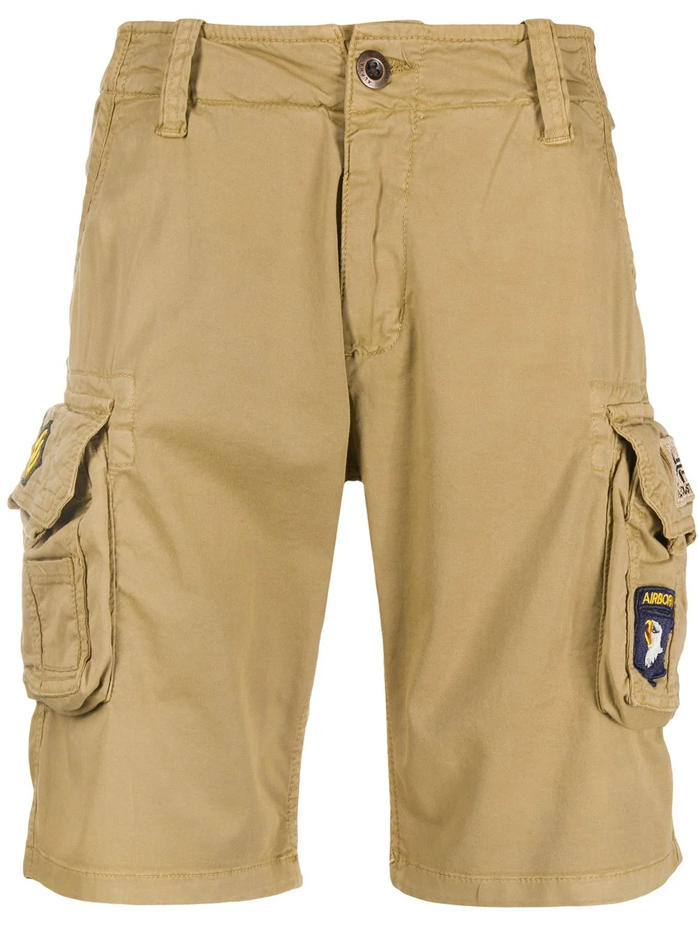 multi-patch cargo shorts - 1