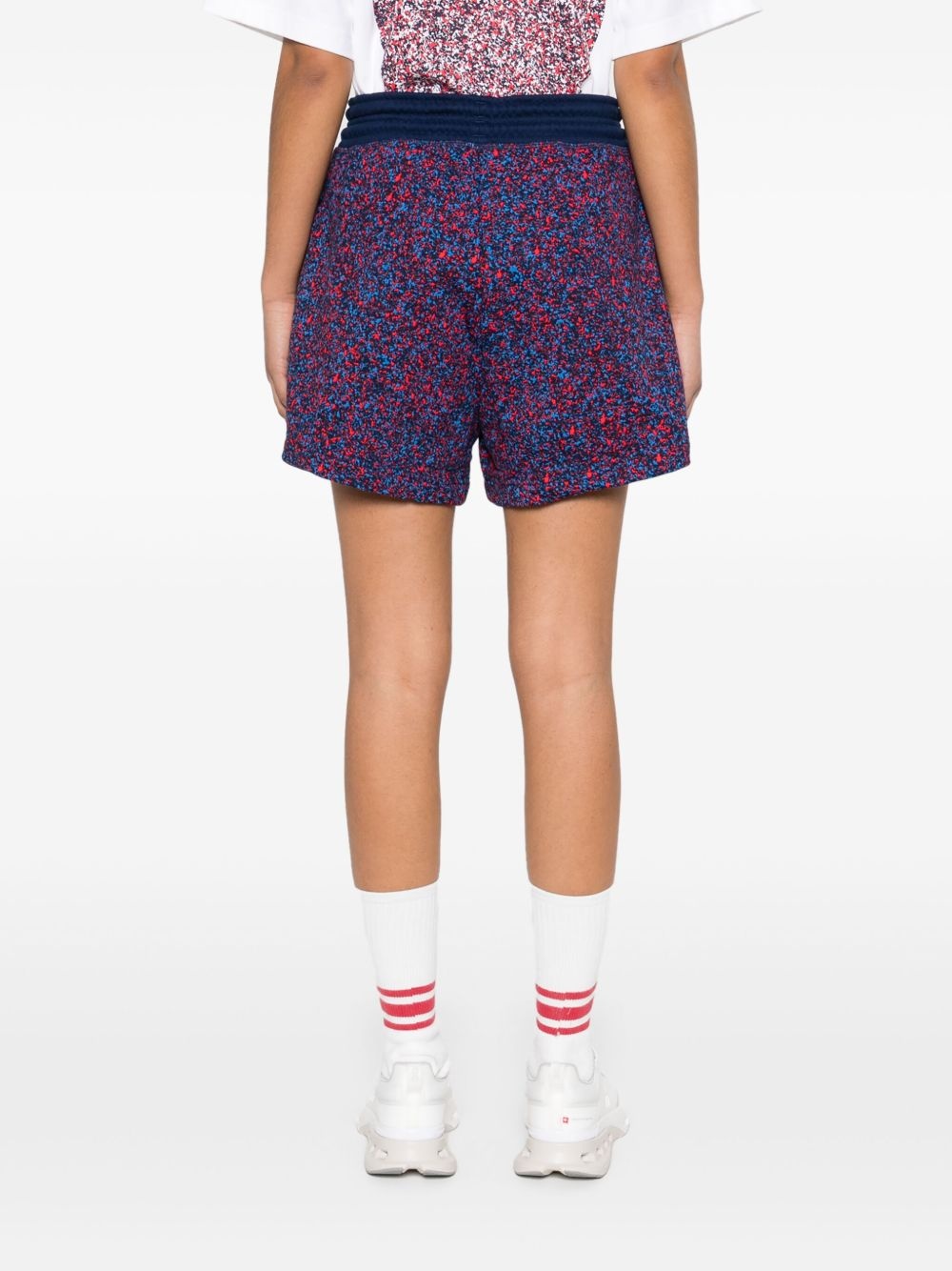 printed terry shorts - 4