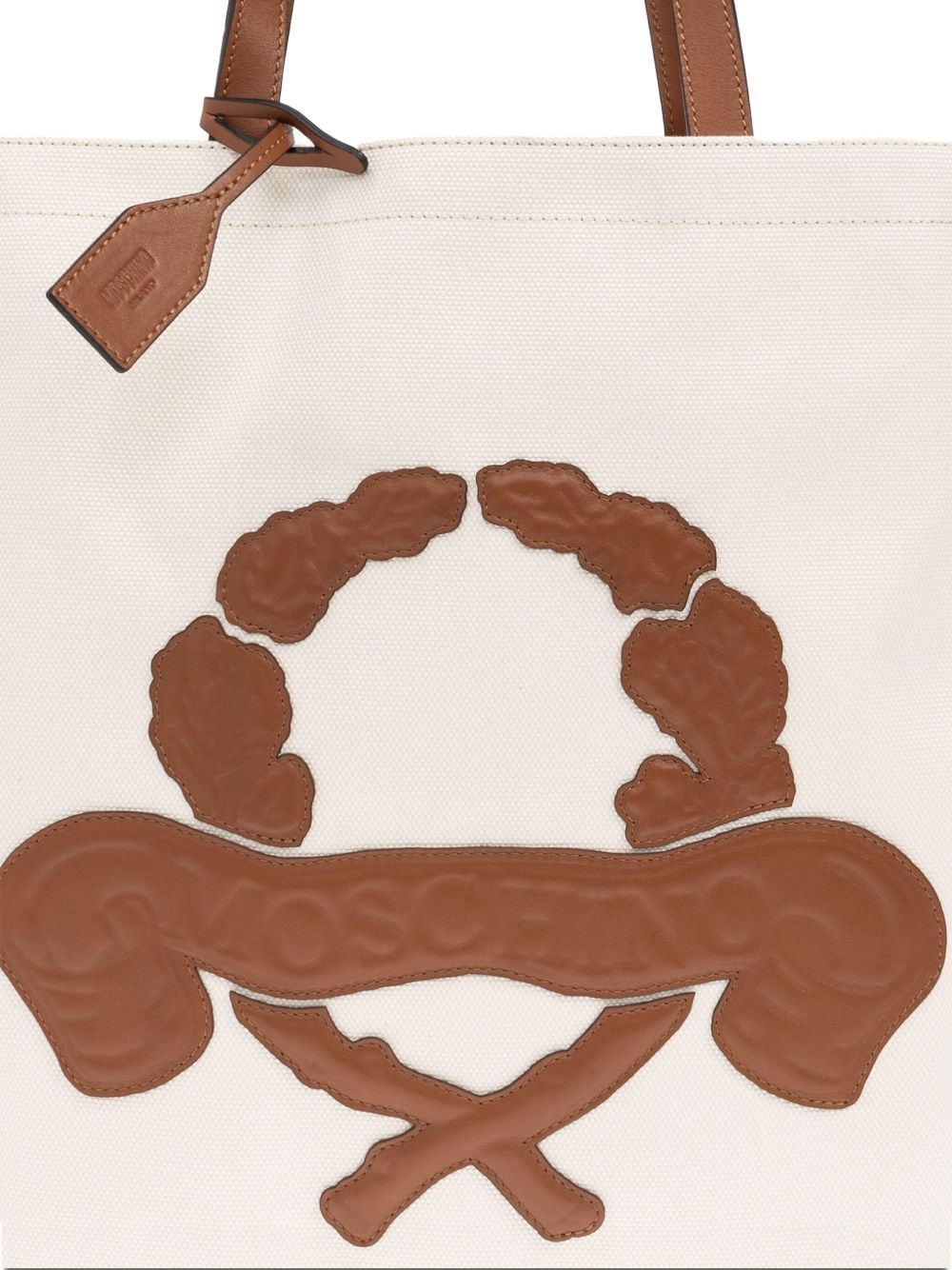 logo-debossed shoulder bag - 5