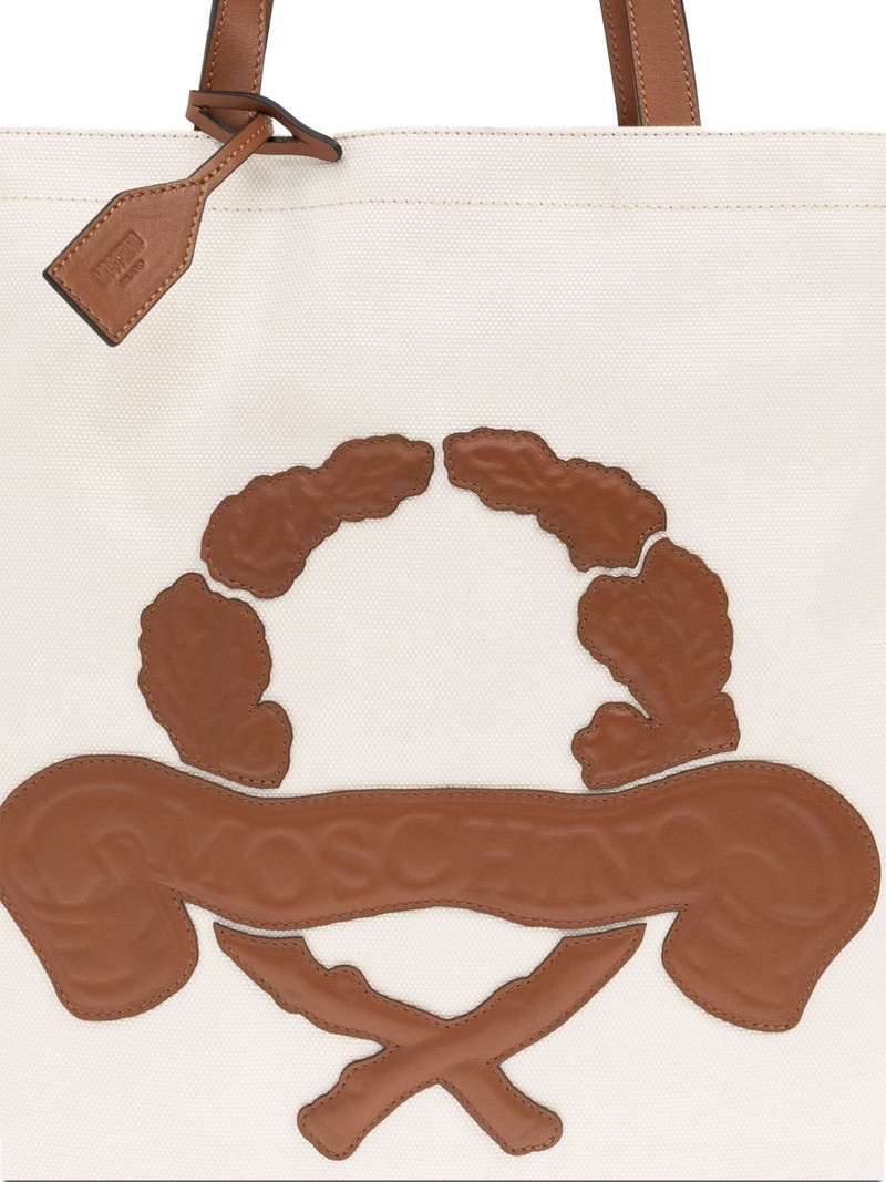 logo-debossed shoulder bag 5