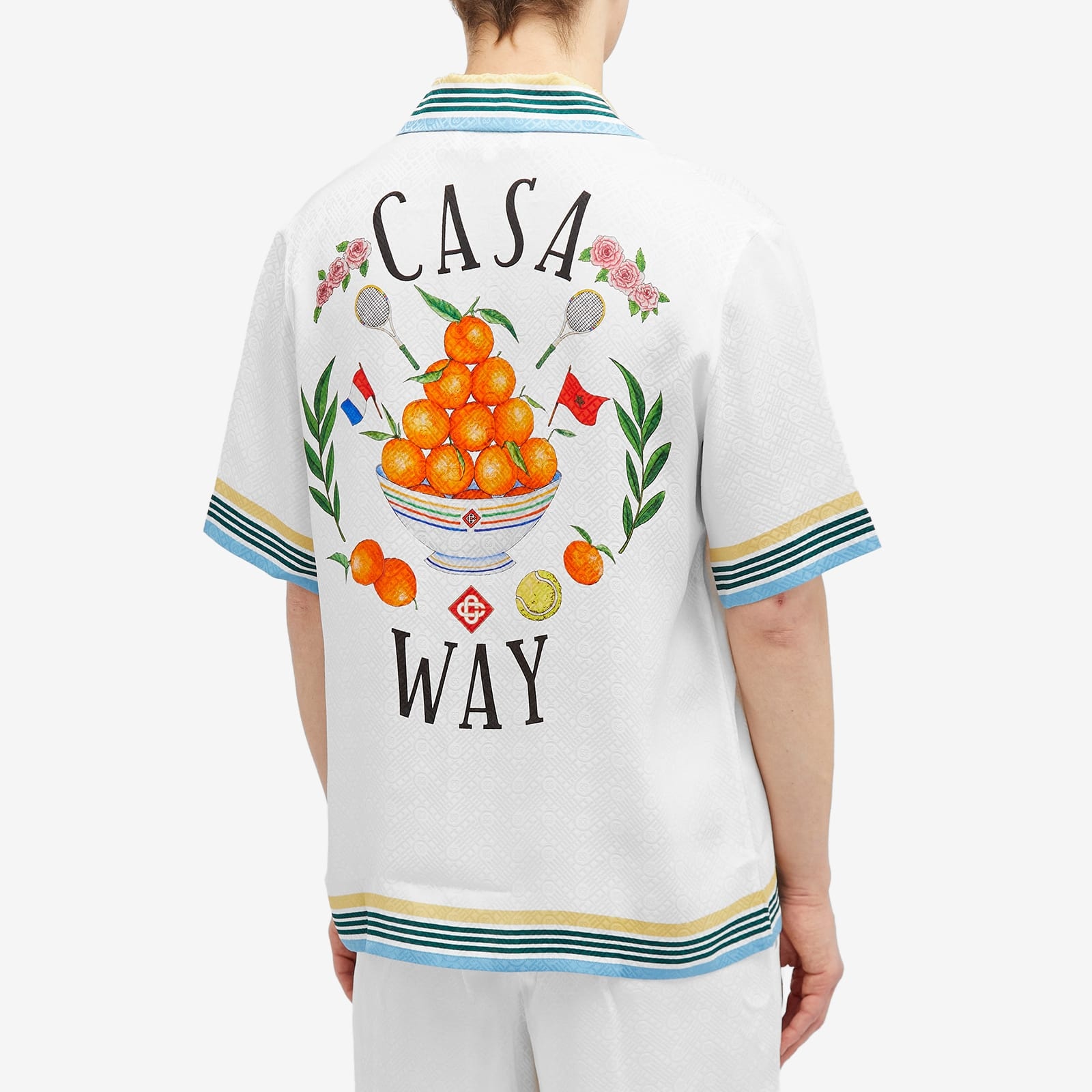 Casablanca Casa Way Short Sleeve Silk Shirt - 3