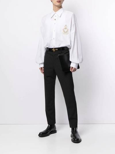 Dolce & Gabbana embroidered crest shirt outlook